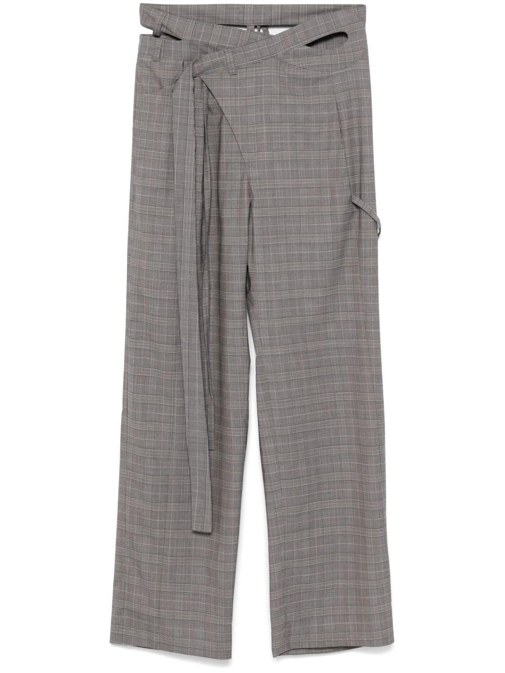 ottolinger wool blend wrap trousers