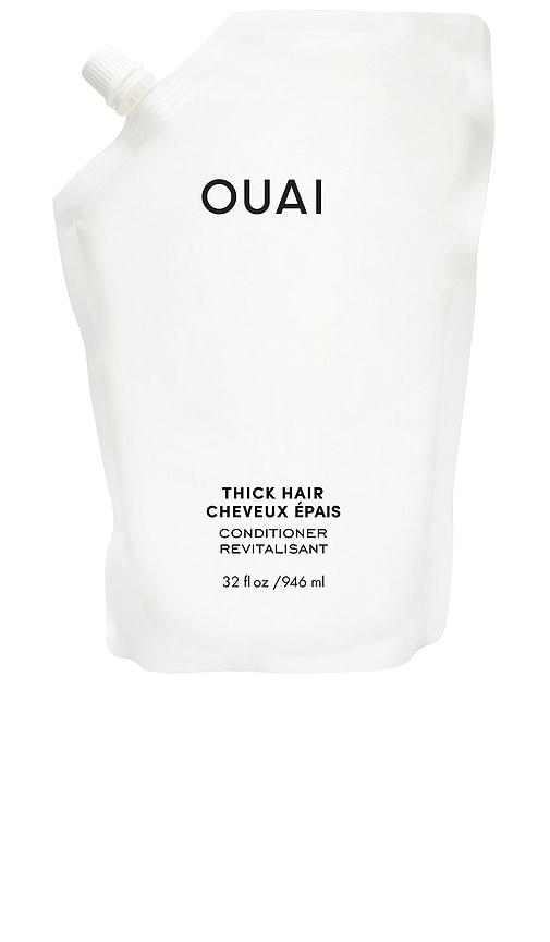 ouai thick conditioner refill pouch in beauty: na.