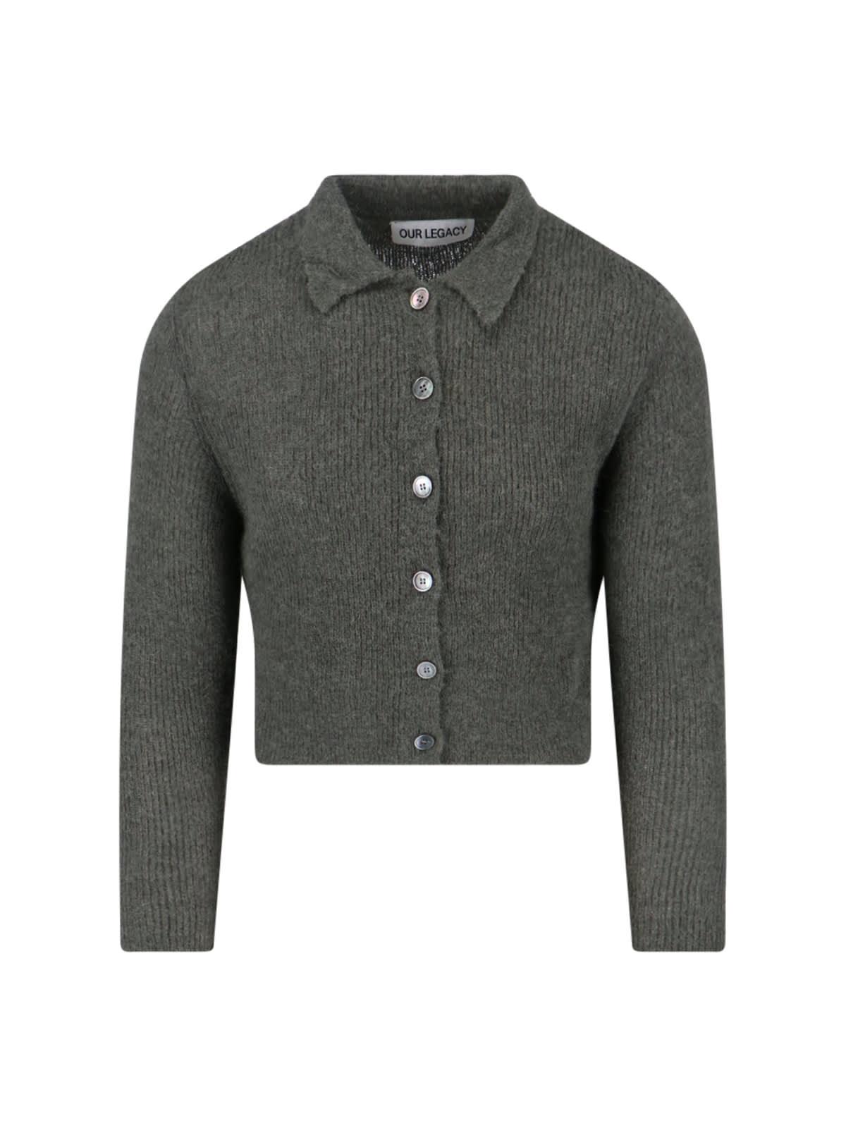 our legacy mazzy crop knit cardigan