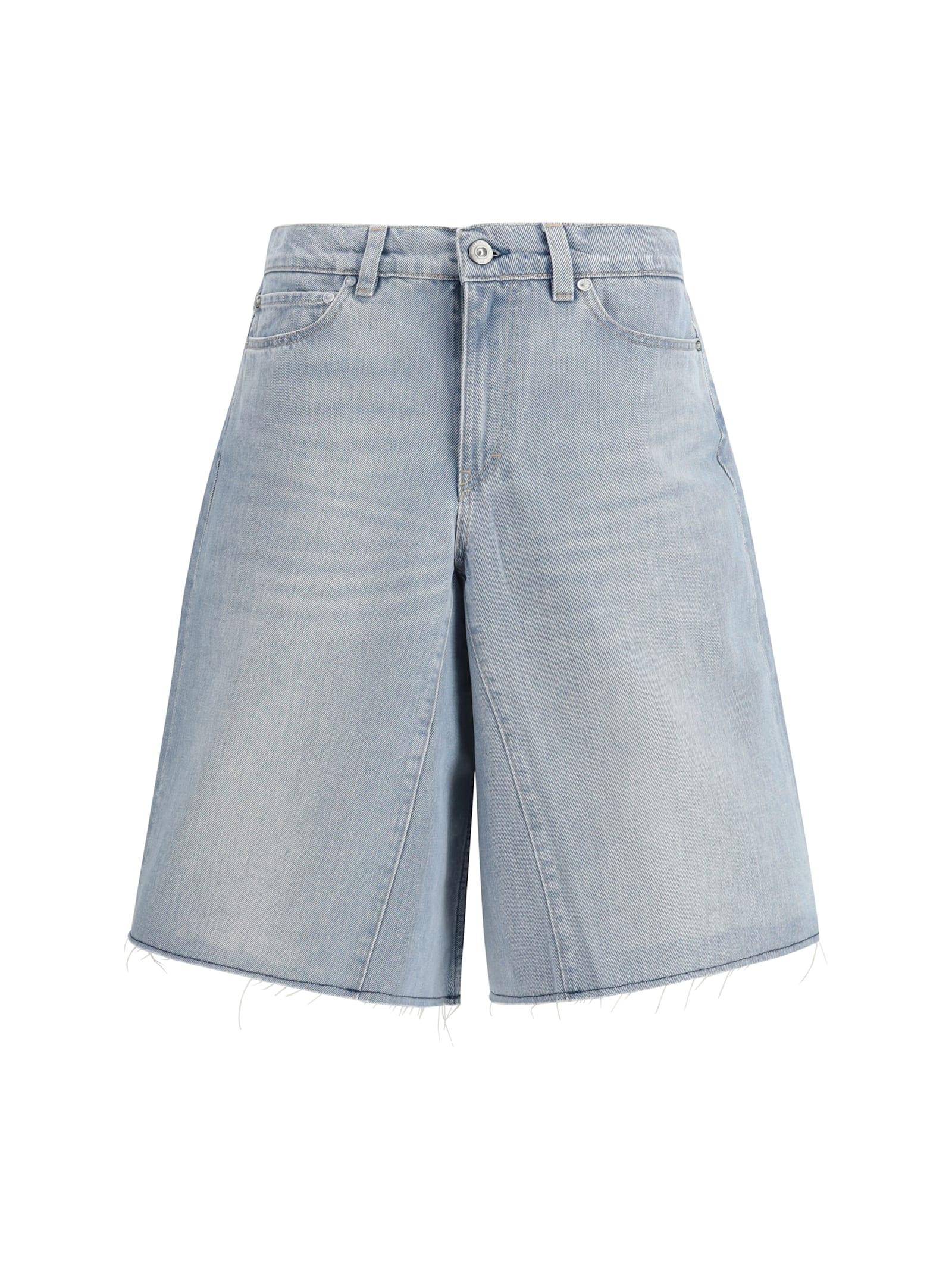 our legacy midi shorts pale coast wash