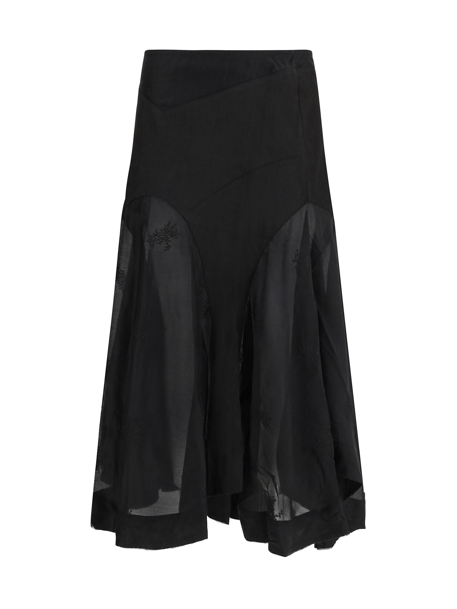 our legacy petti skirt noir bloom ethereal veil