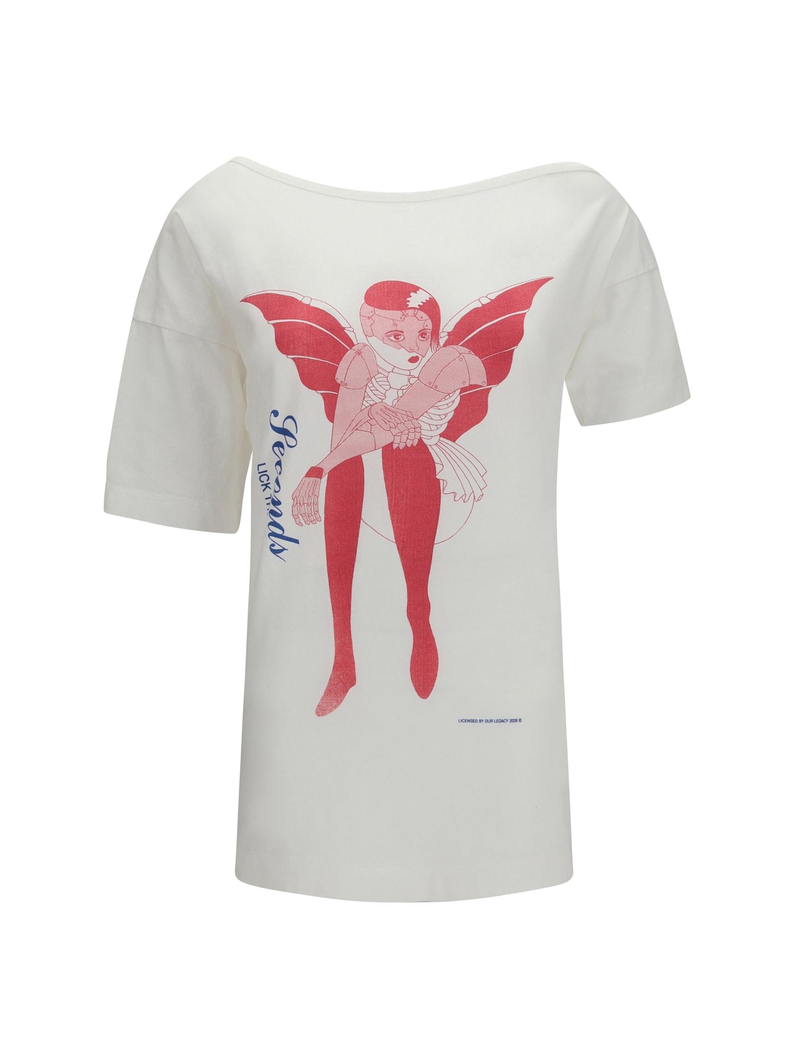 our legacy slant t-shirt with cybernetic demon print