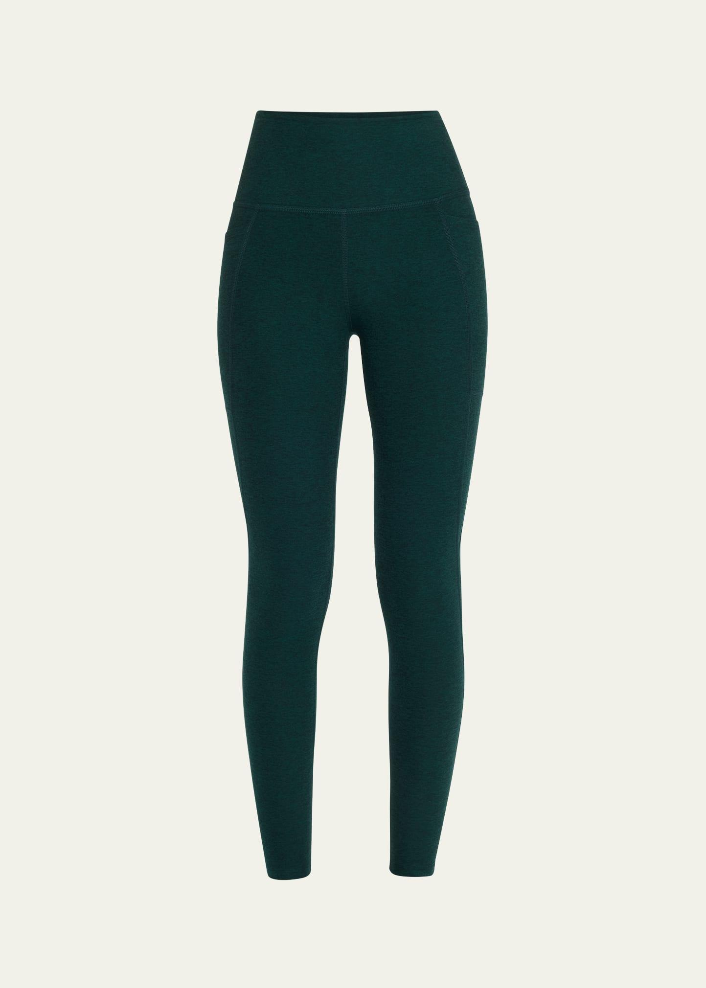out of pocket space dye high-waist mid leggings