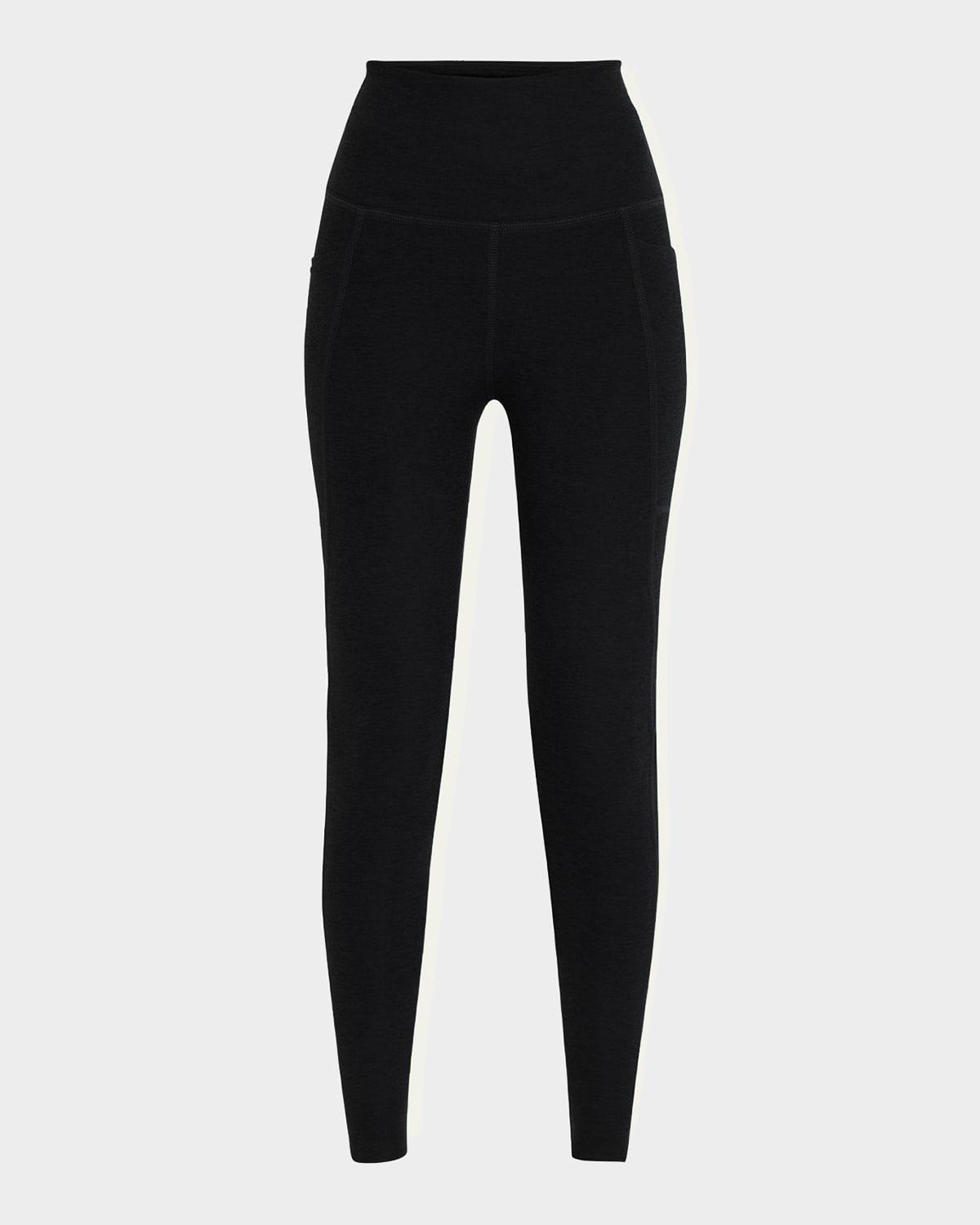 out of pocket space dye high-waist mid leggings