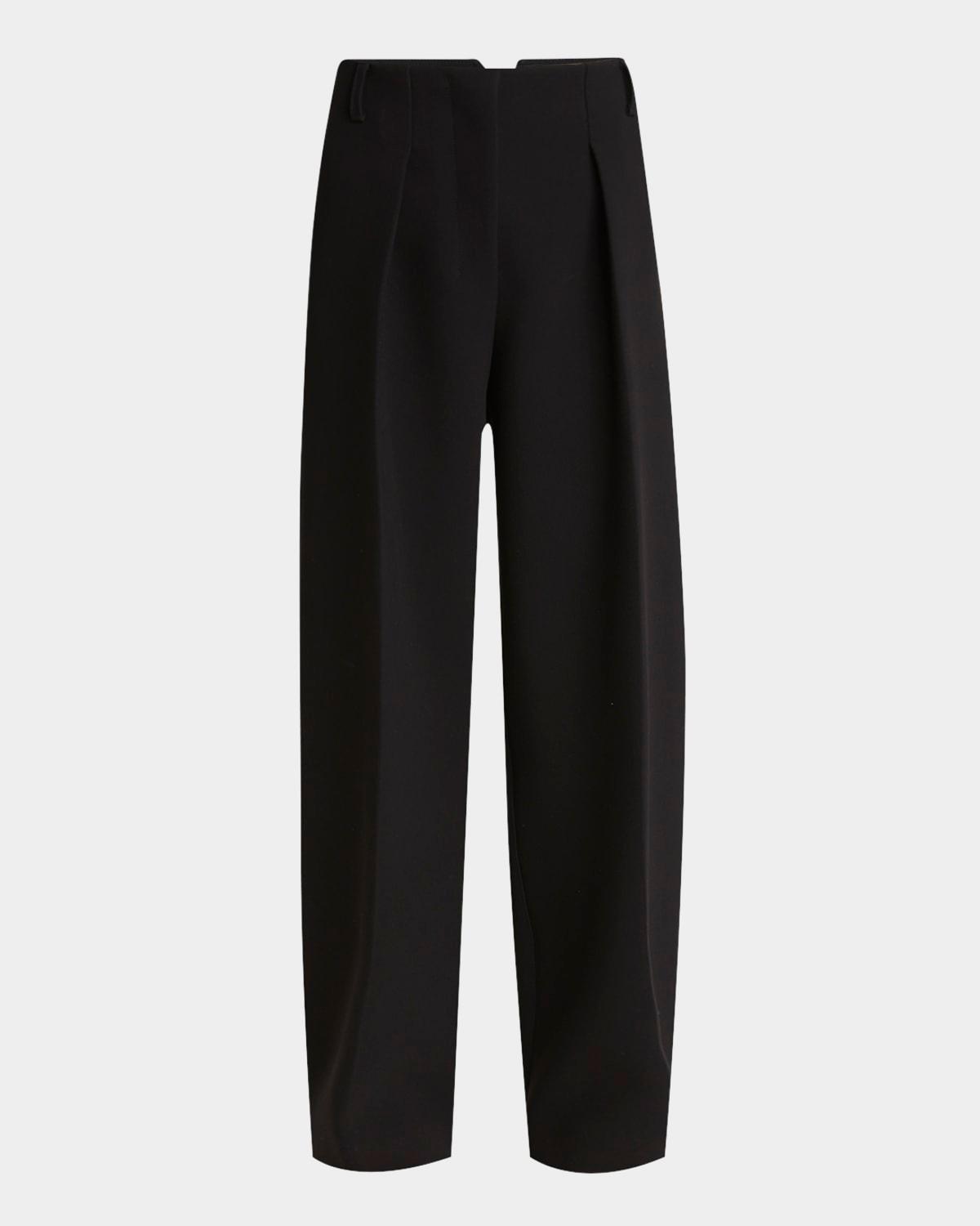 ovalo pleated wide-leg pants
