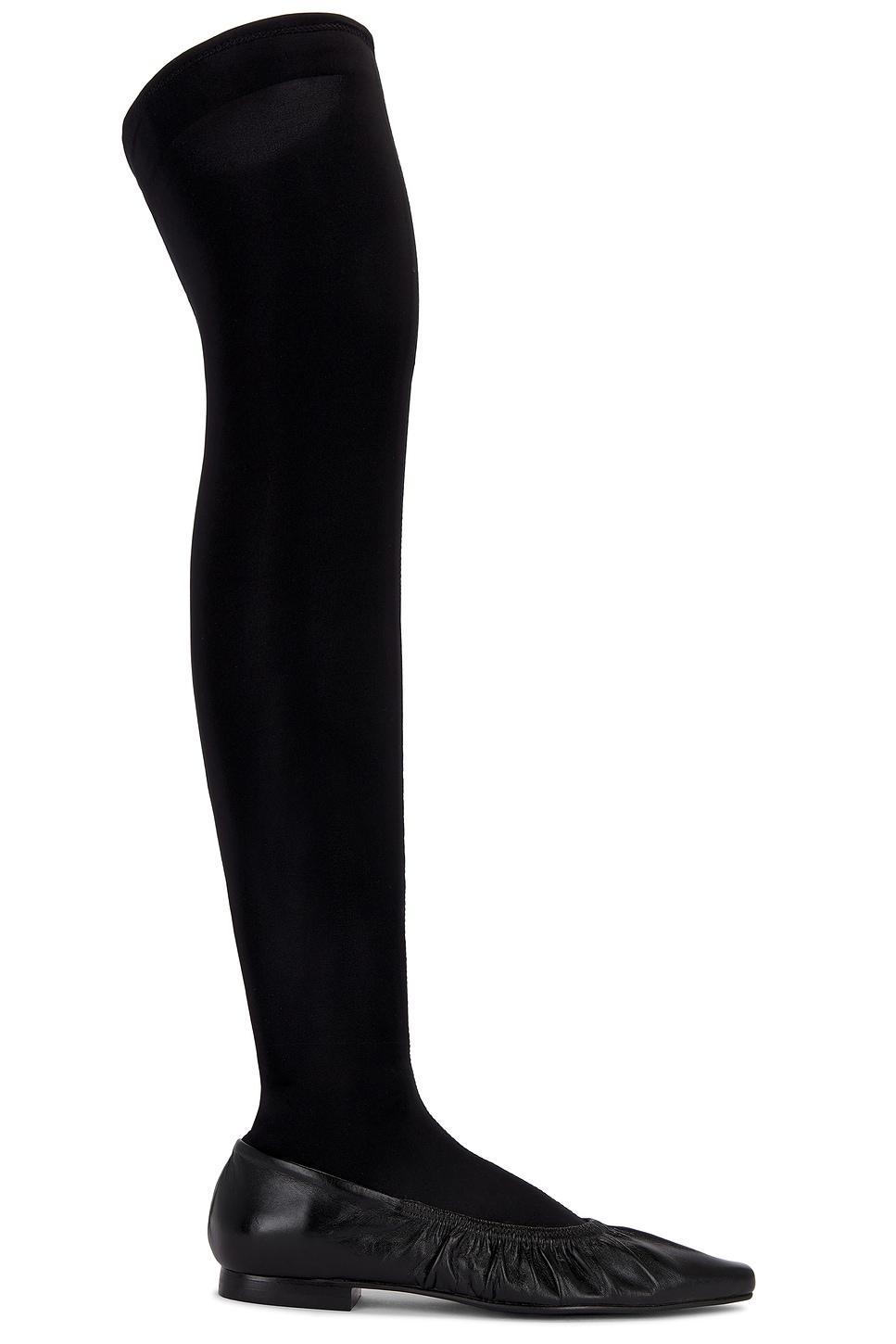 over the knee ballerina boot