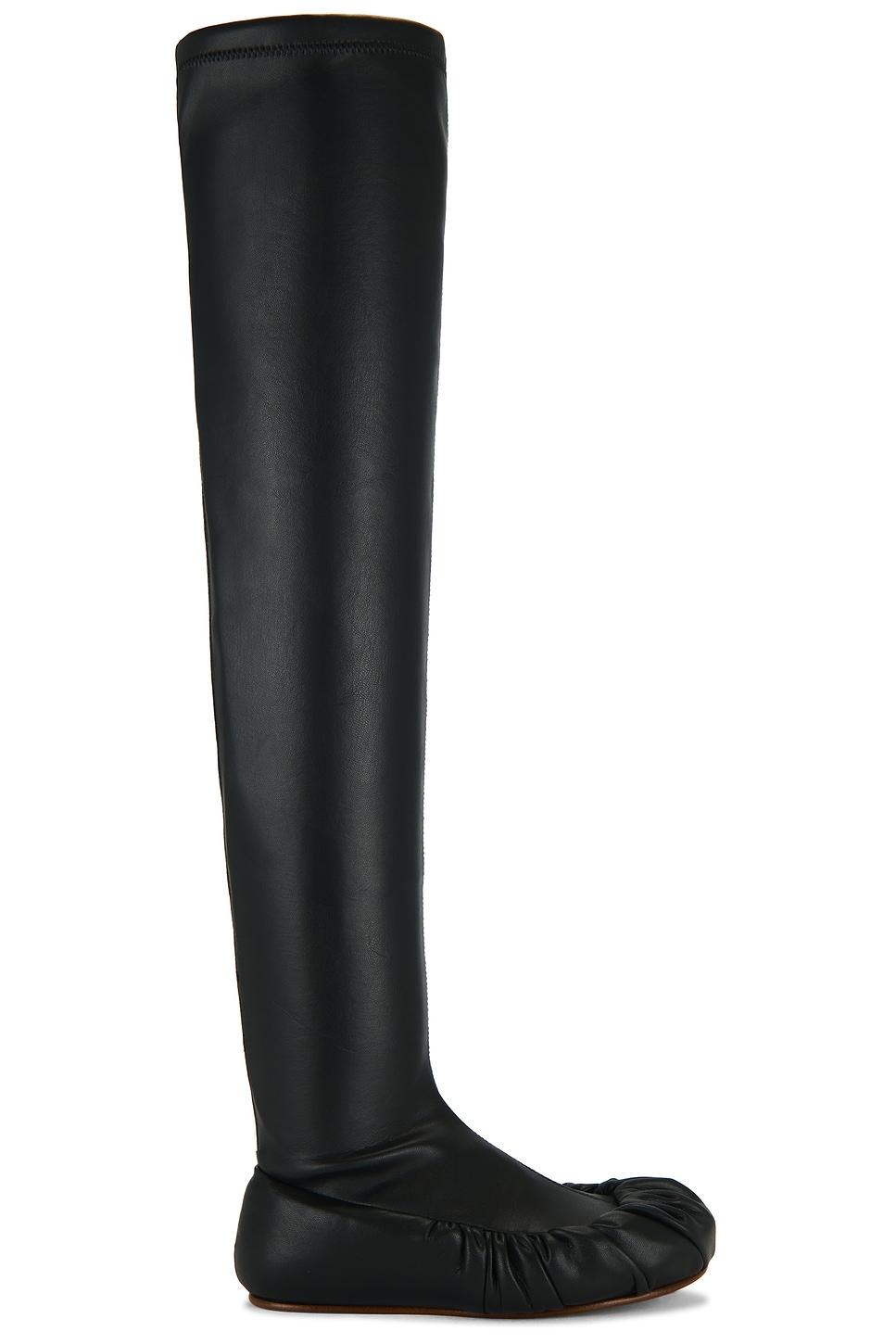 over the knee ballerina boot