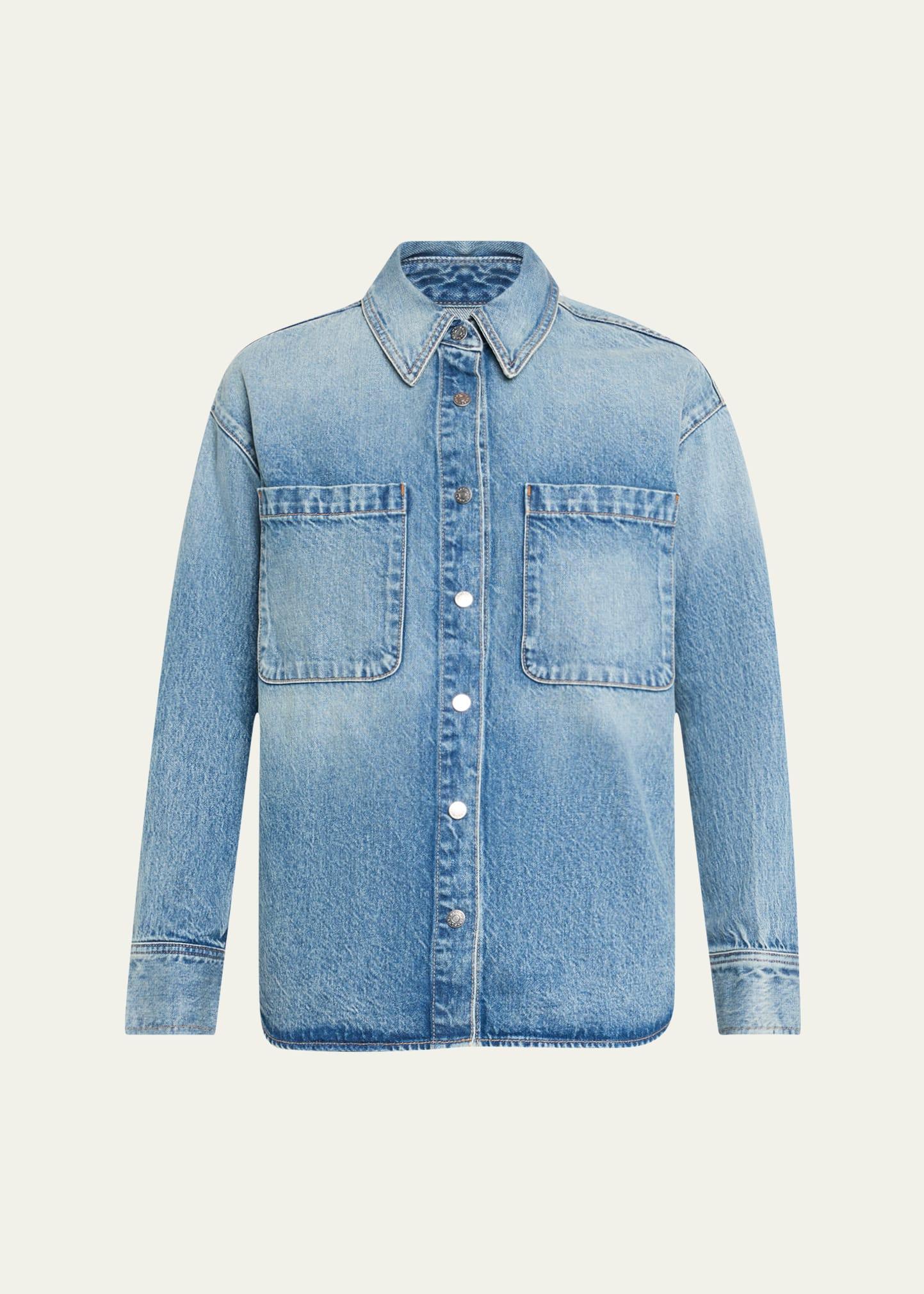 overland long-sleeve denim shirt