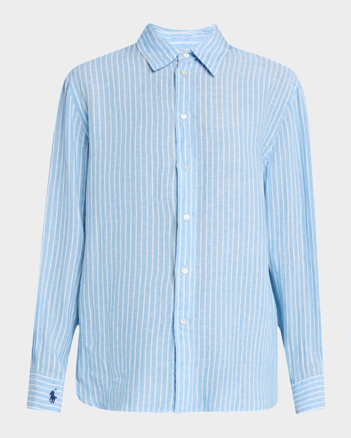 oversize fit linen shirt