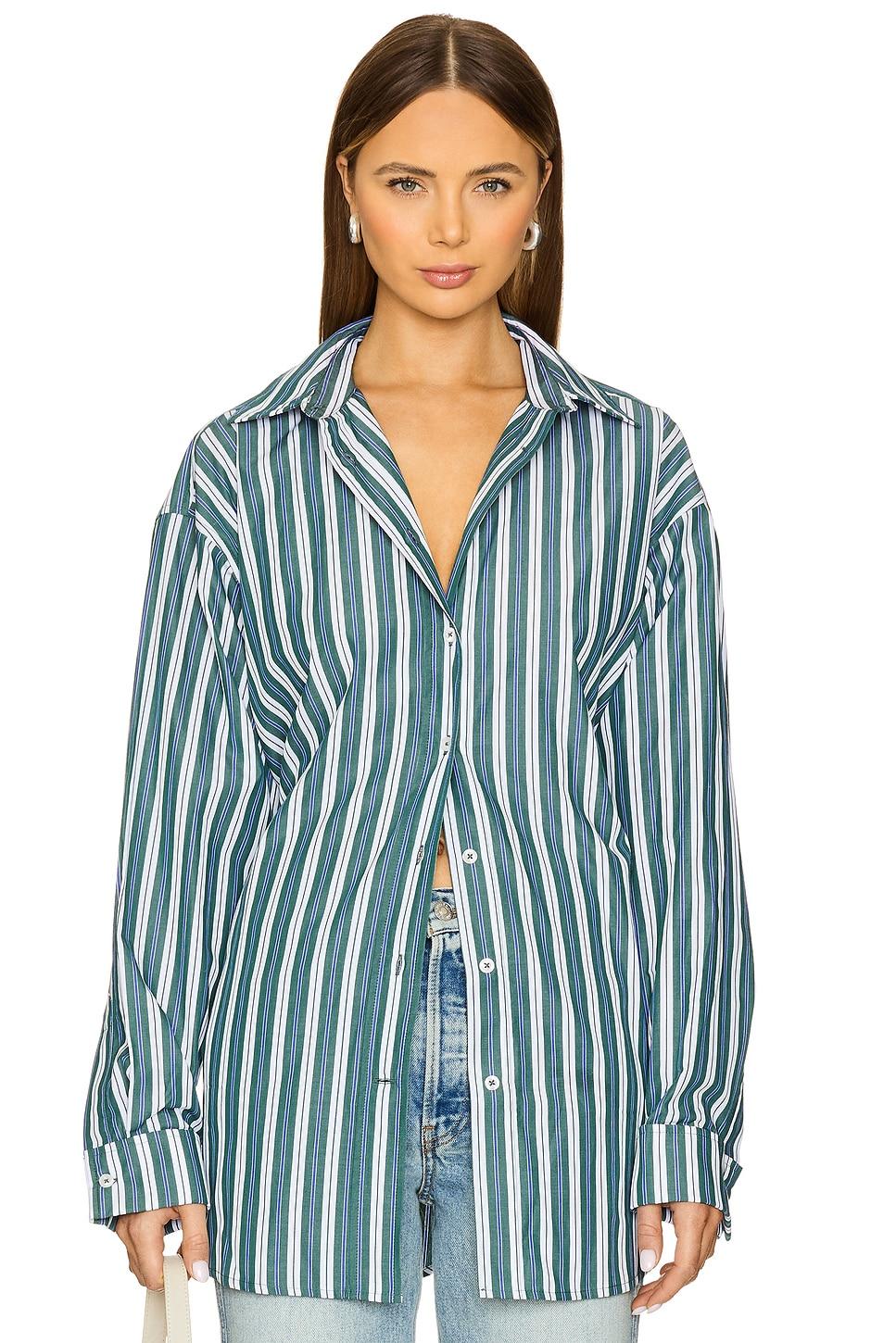 oversize pintuck shirt