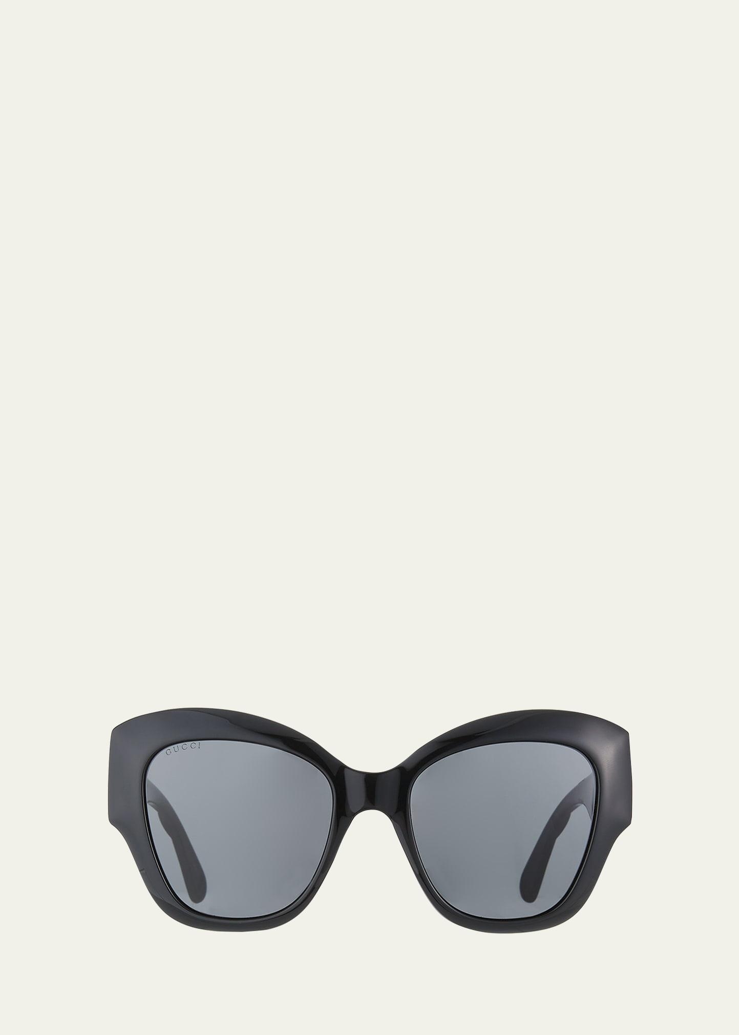 oversized acetate butterfly sunglasses