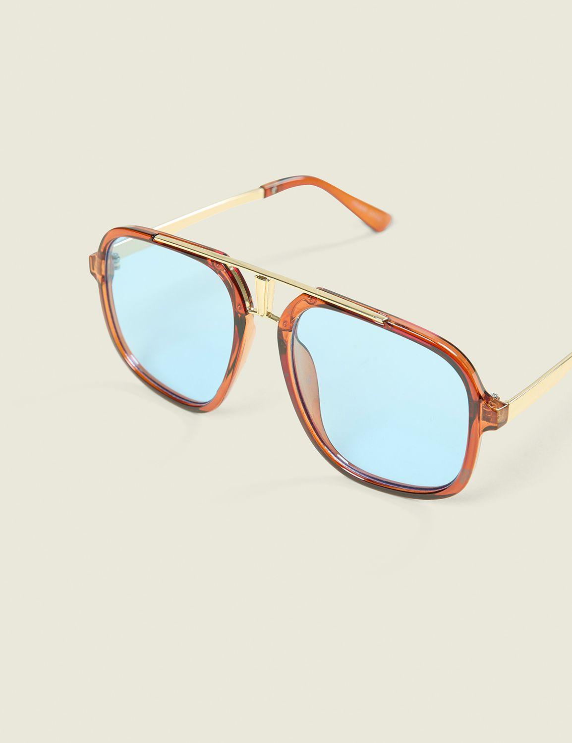 oversized aviator sunglasses