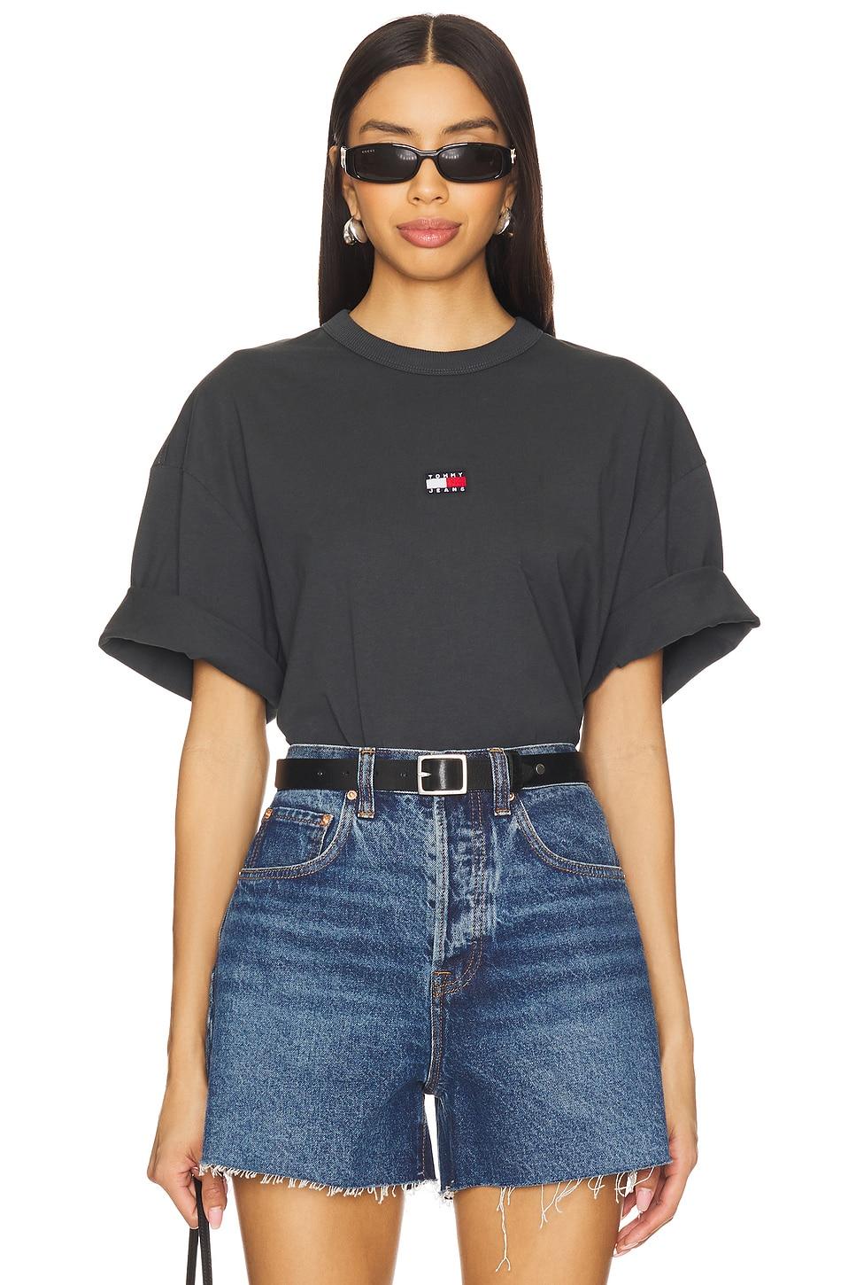 oversized badge tee