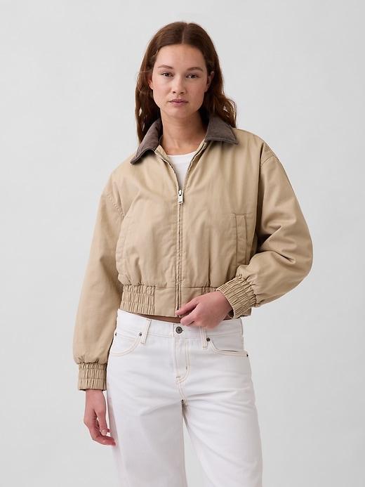 oversized bomber jacket