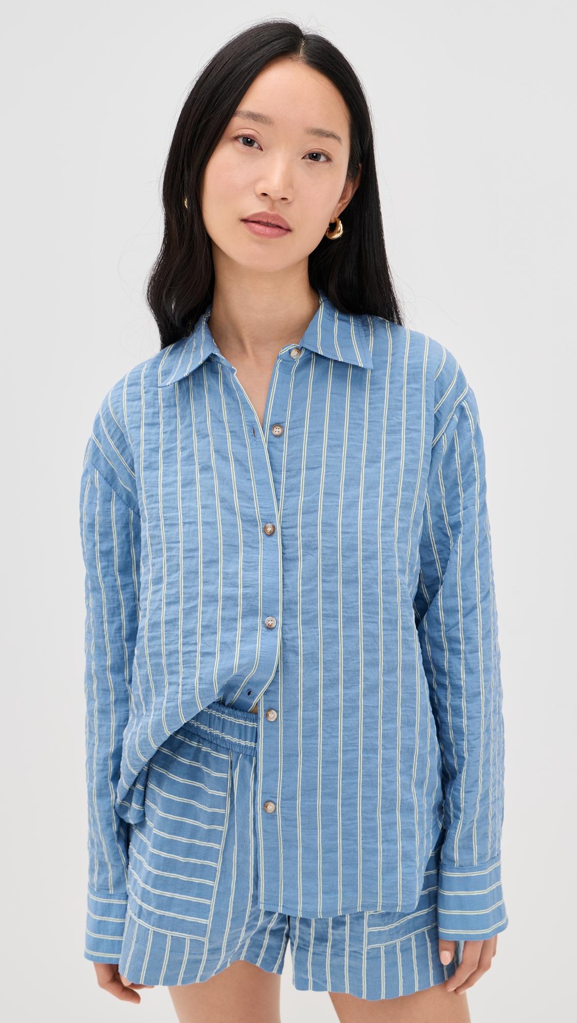 oversized button down shirt