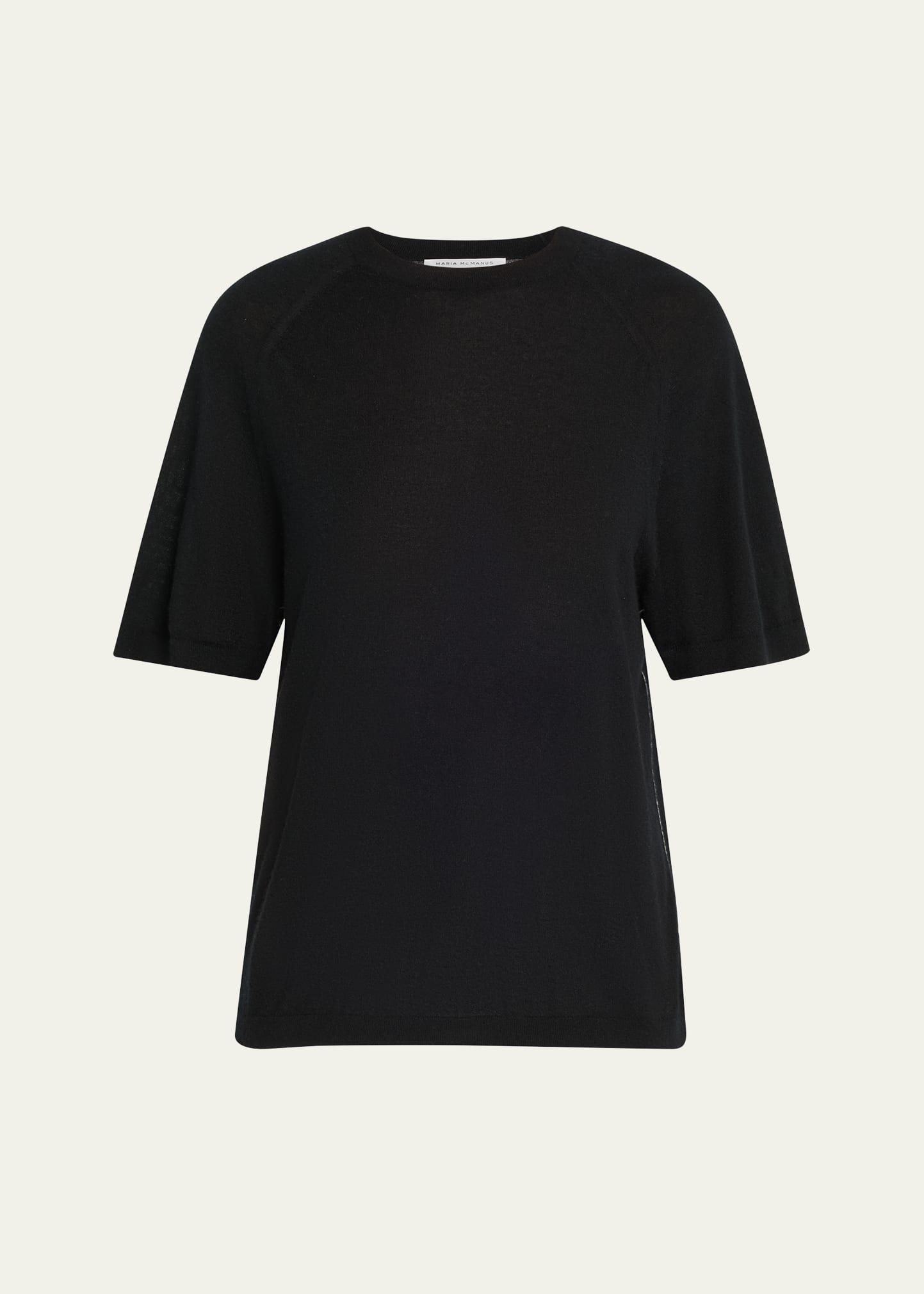 oversized cashmere t-shirt