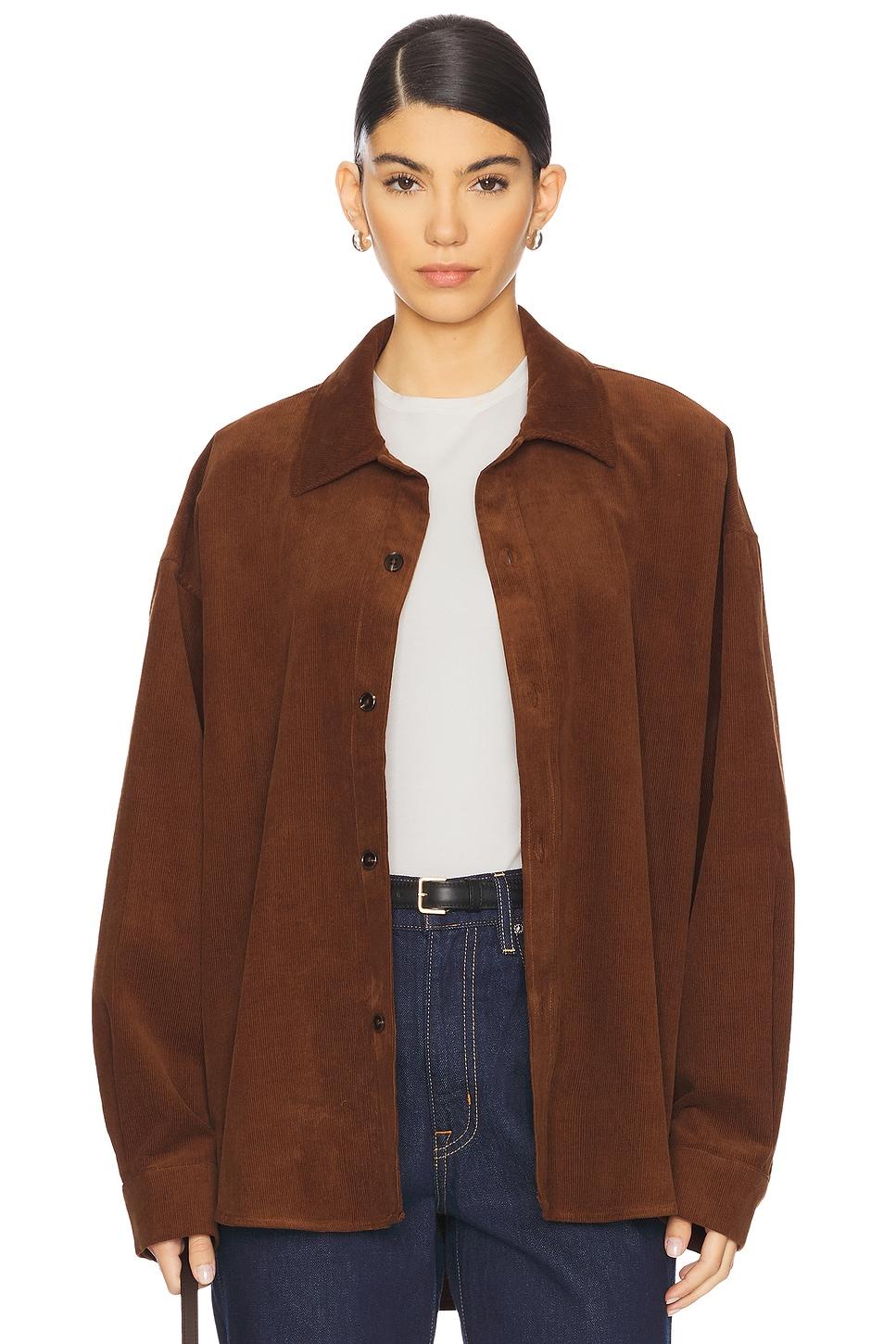 oversized corduroy shirt