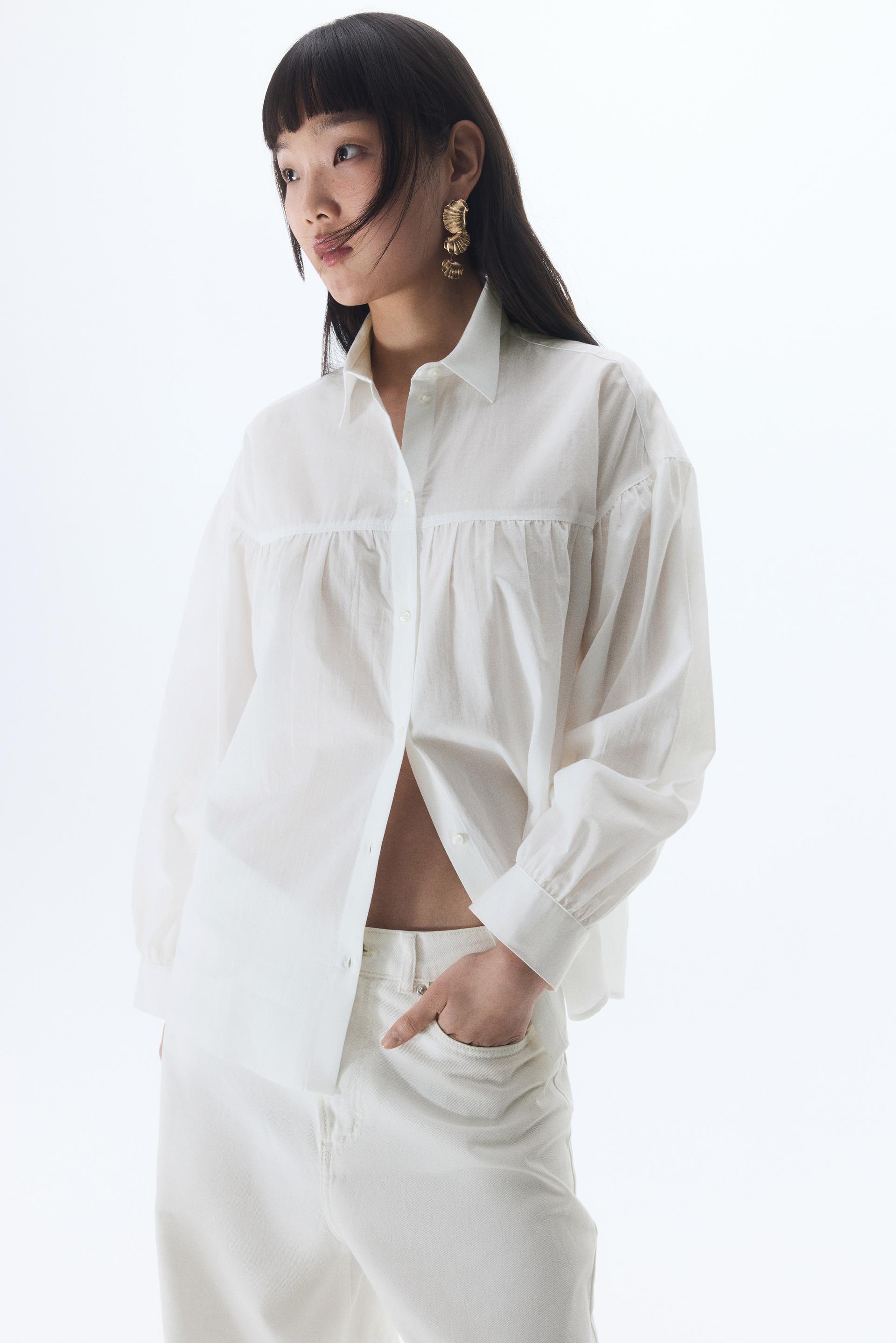 oversized cotton shirt