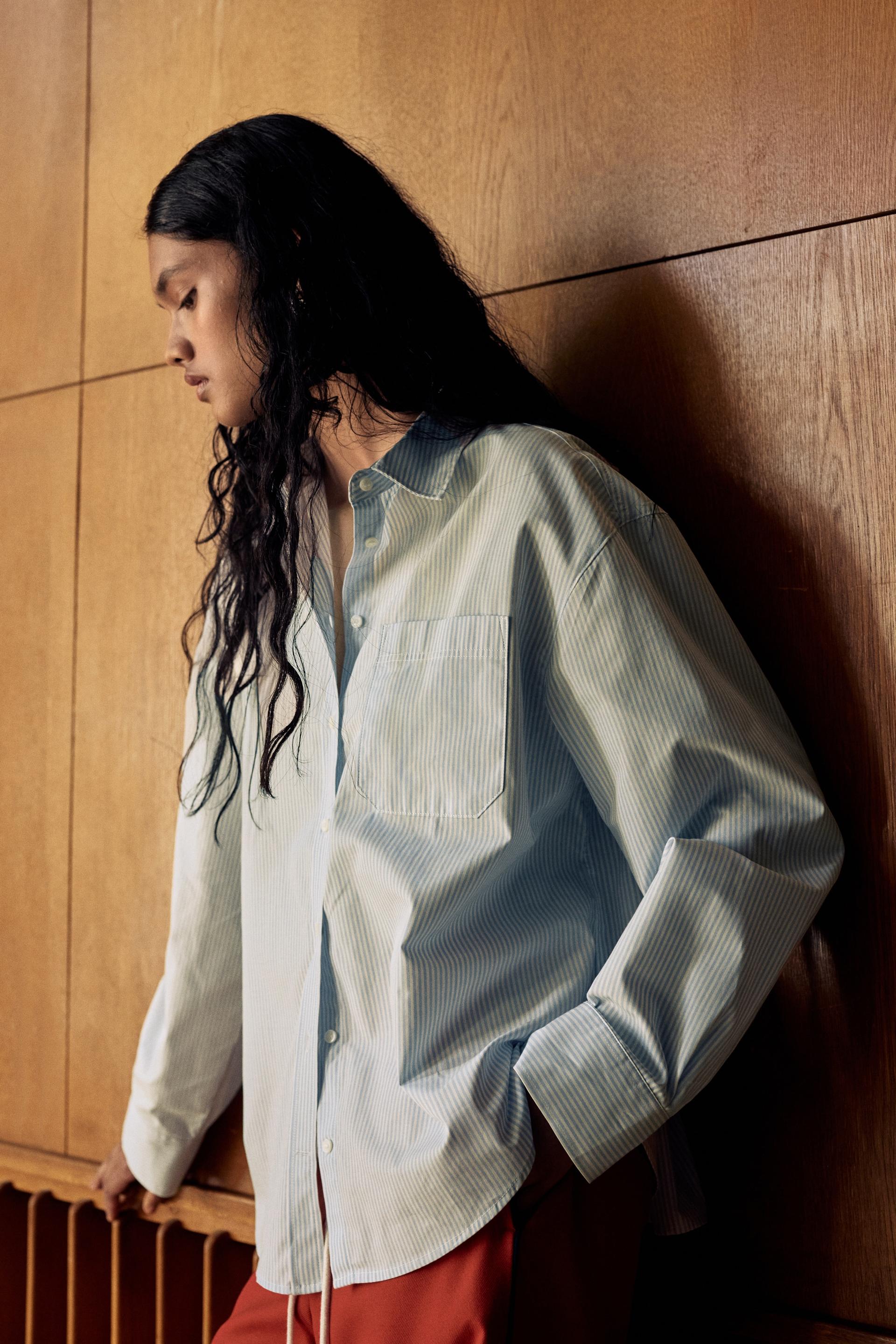 oversized cotton shirt