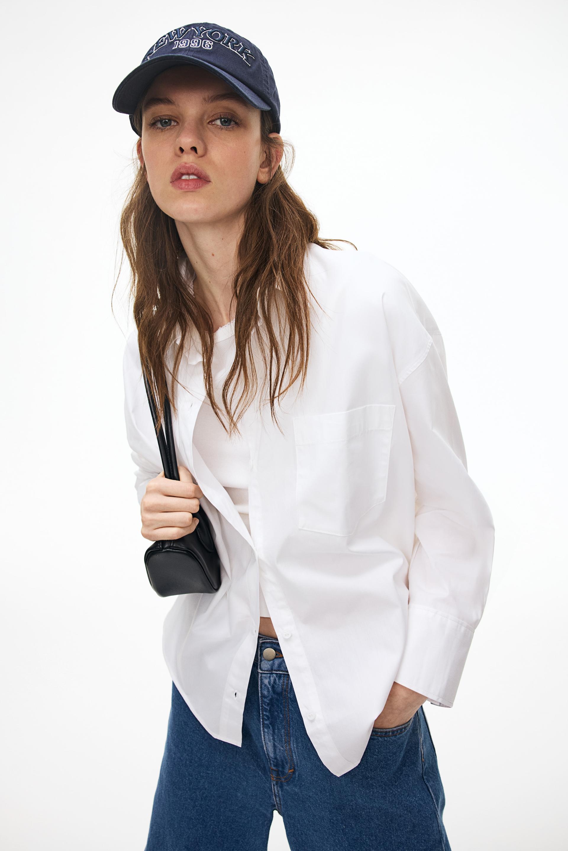 oversized cotton shirt
