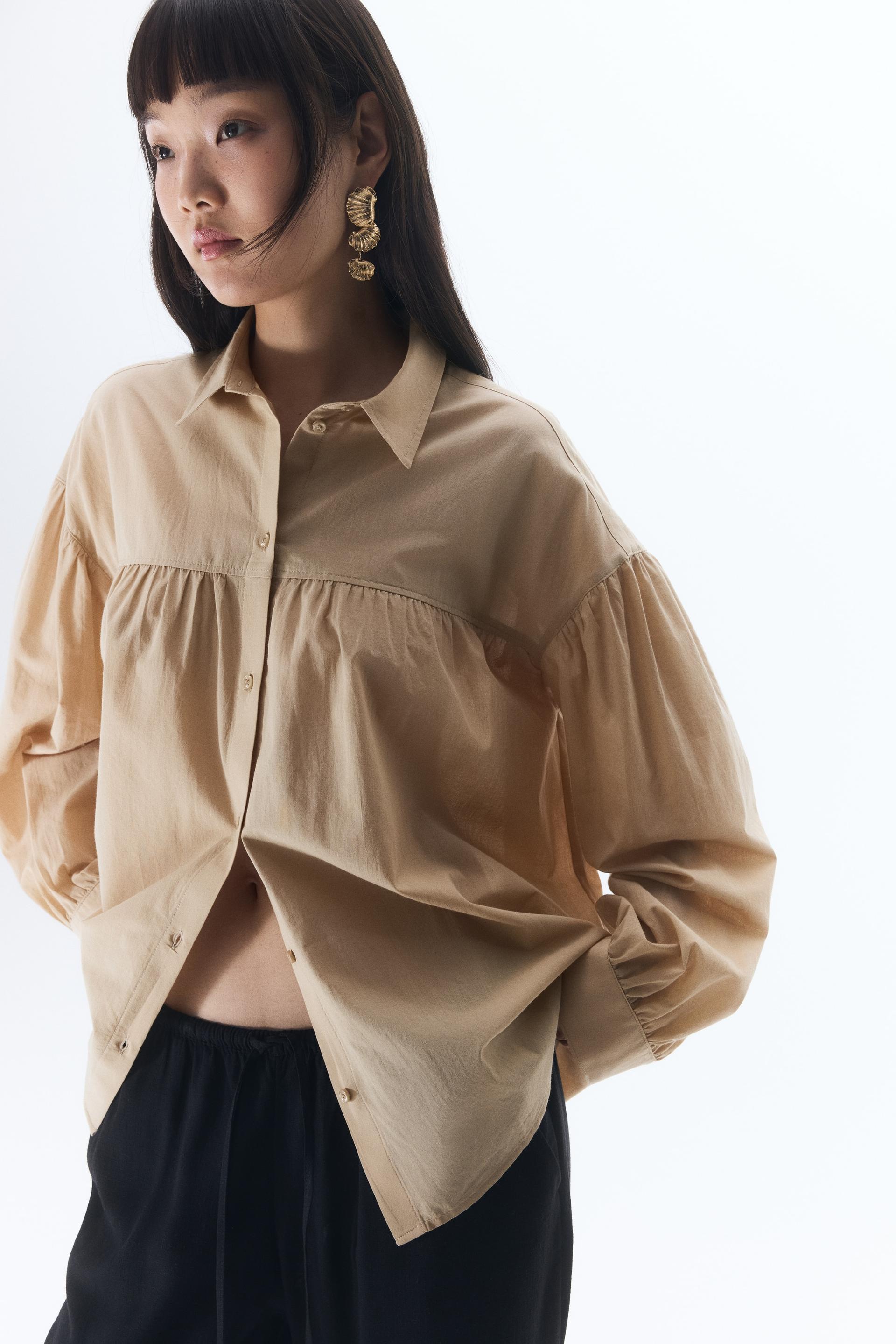 oversized cotton shirt