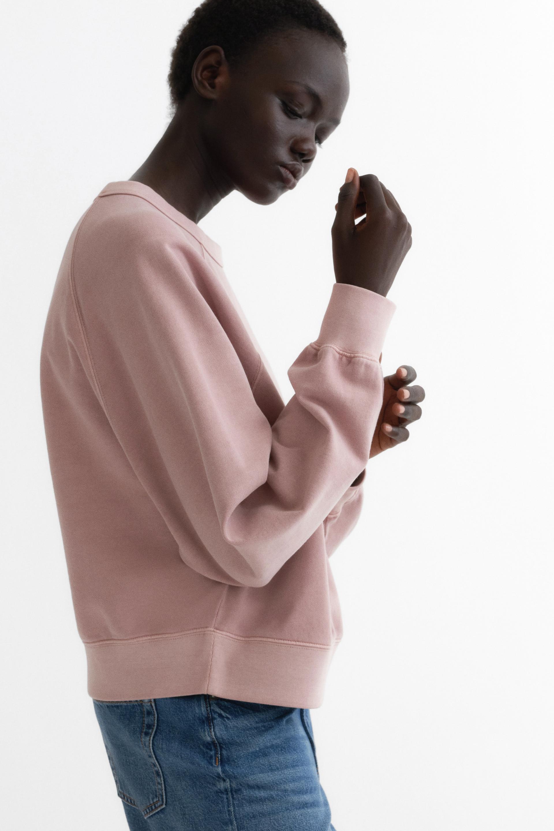 oversized cotton sweatshirt