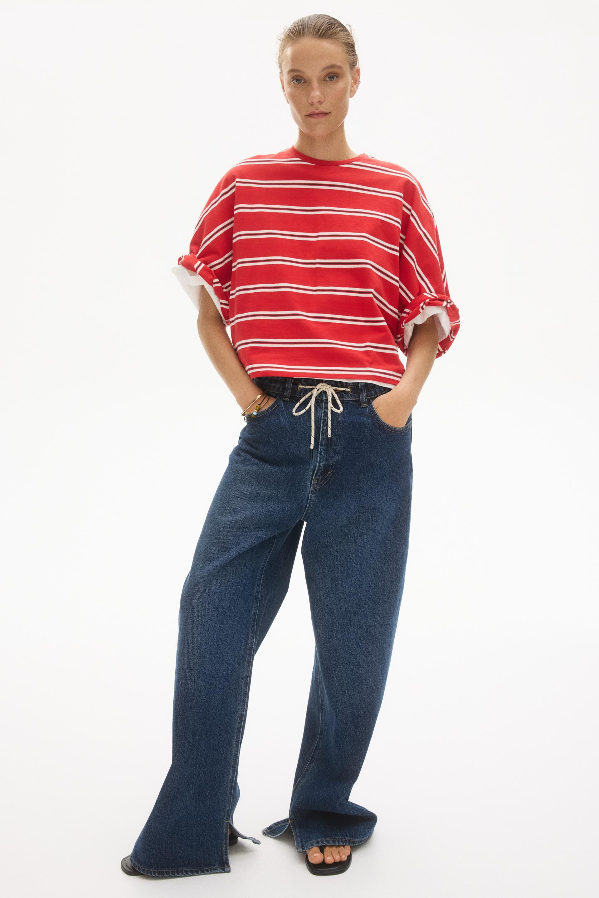 oversized cotton top