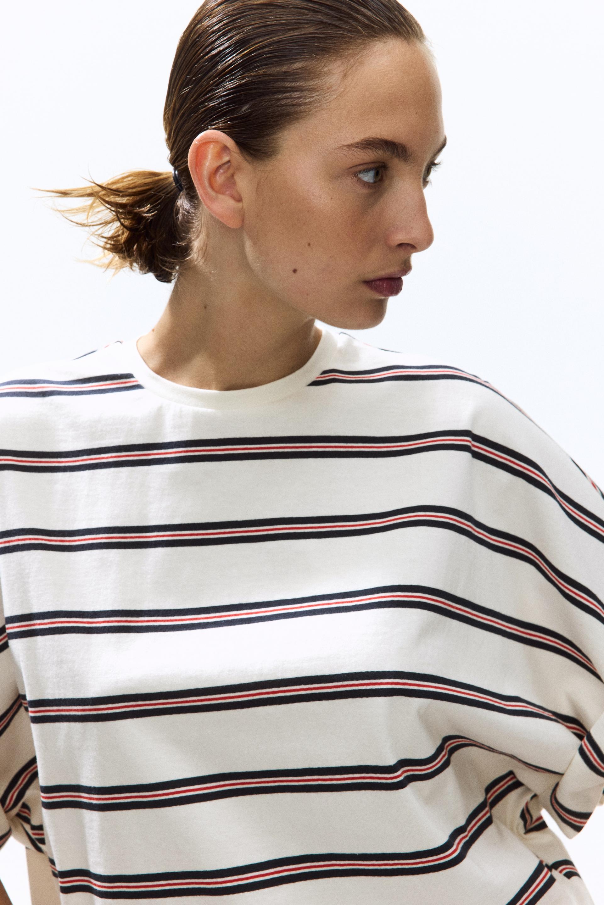 oversized cotton top