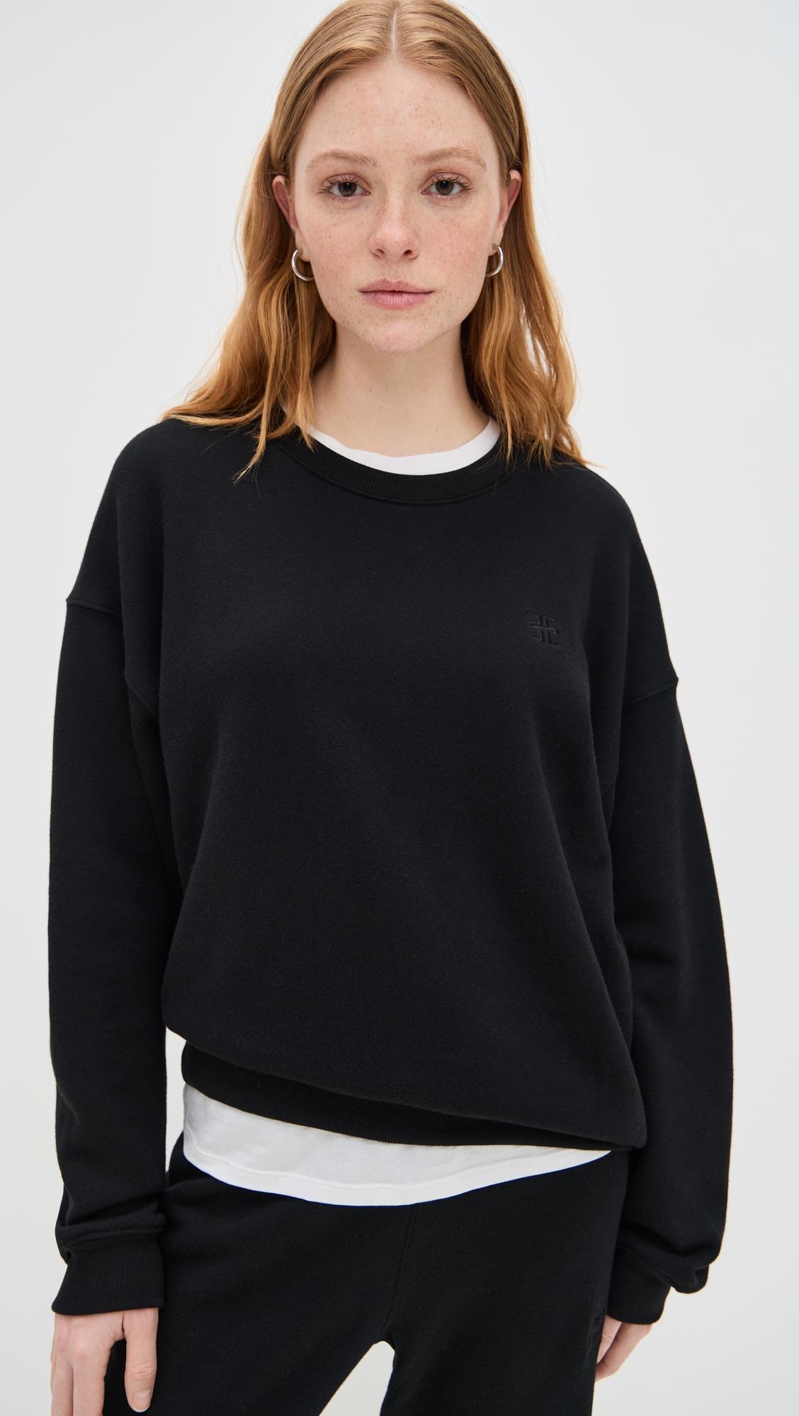 oversized crewneck sweatshirt