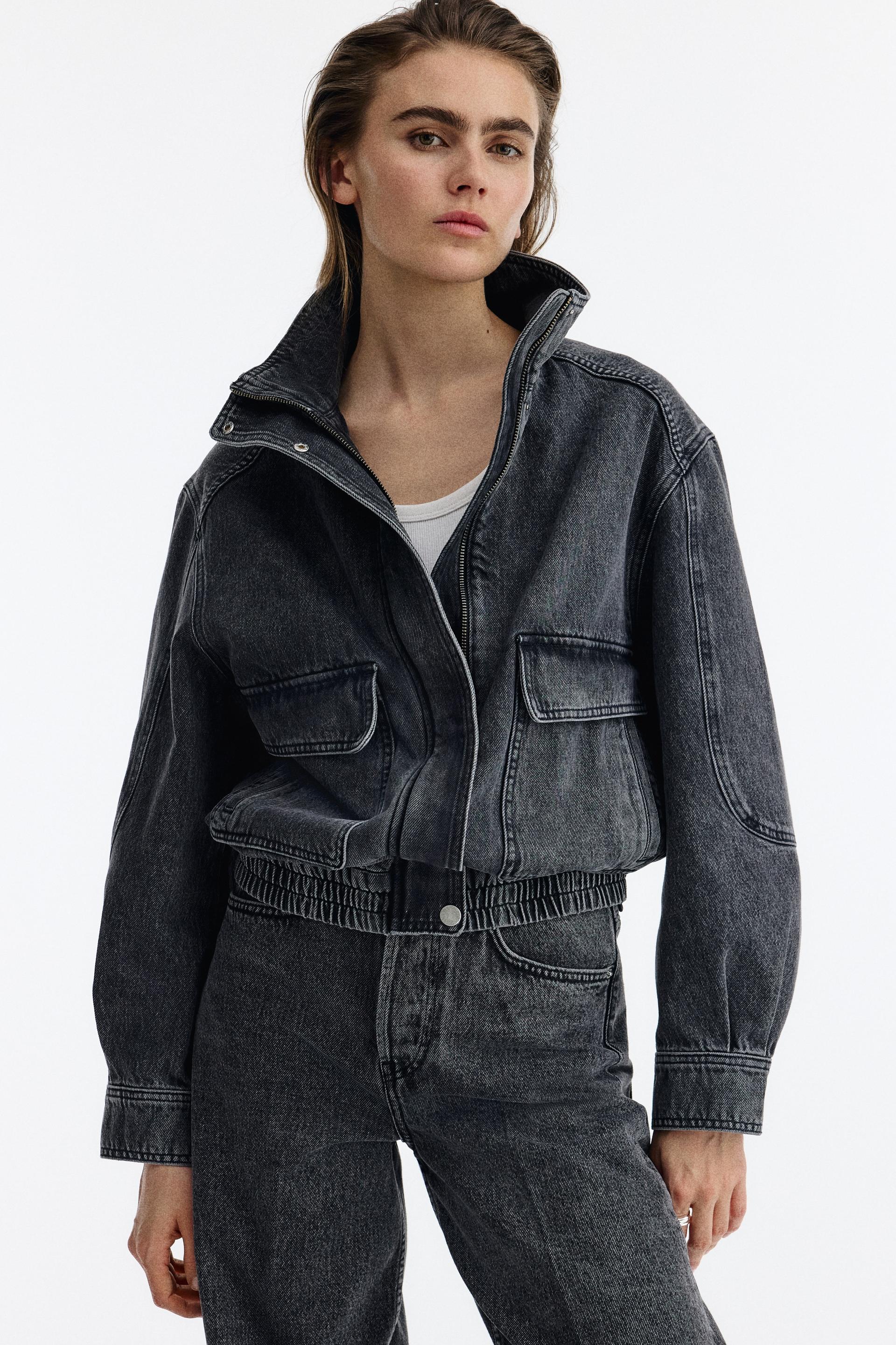 oversized denim jacket