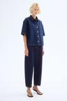 oversized denim shirt