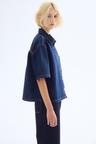 oversized denim shirt