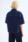 oversized denim shirt