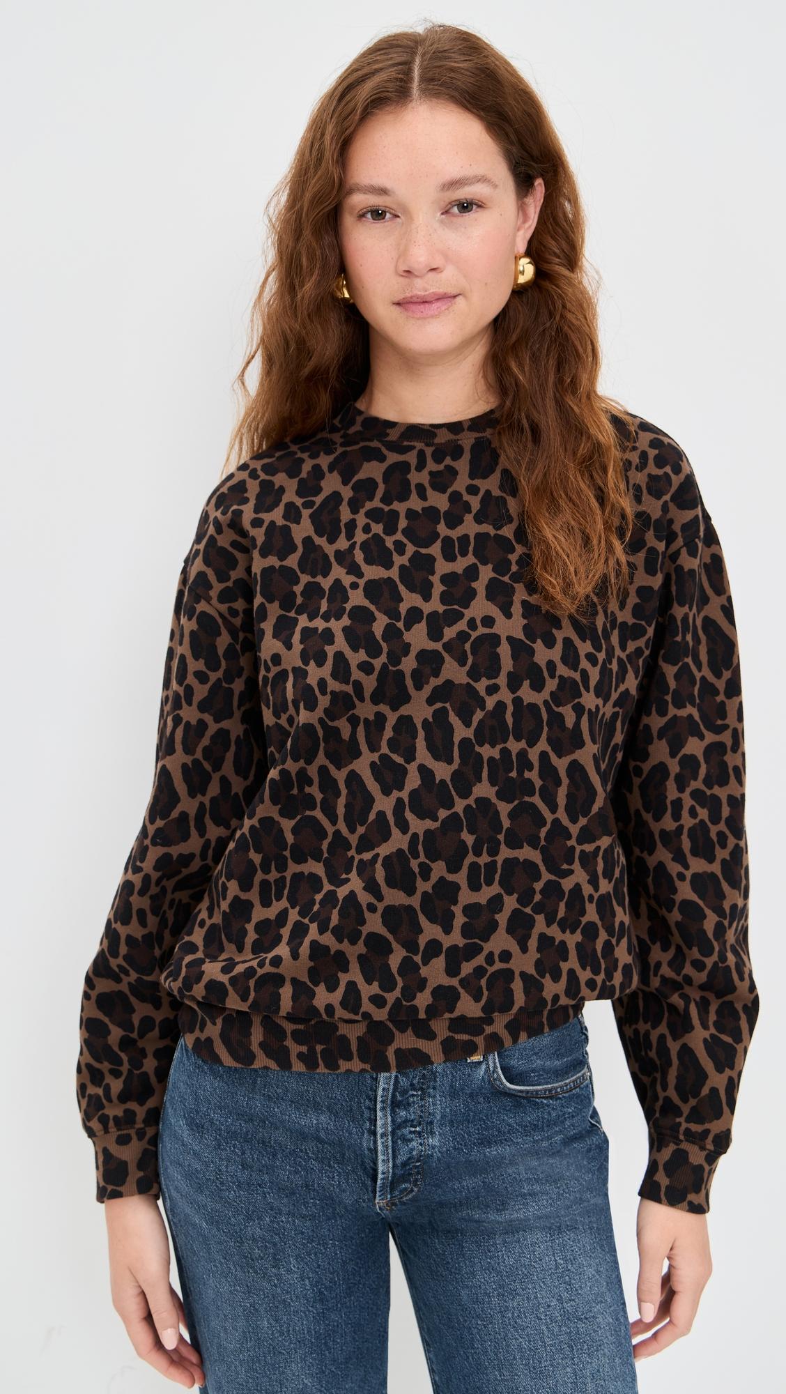 oversized double jag sweatshirt