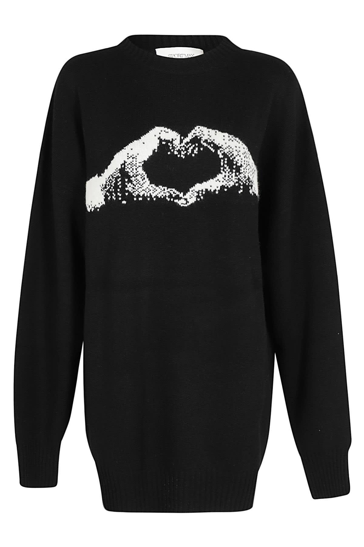 oversized dress in cashmere blend