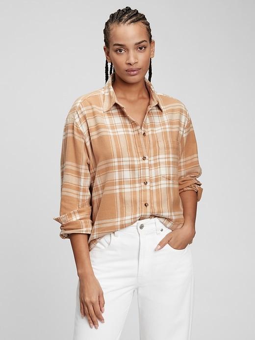 oversized flannel shirt