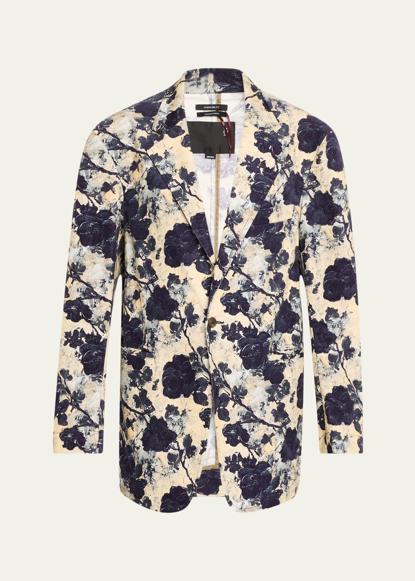 oversized floral jacket