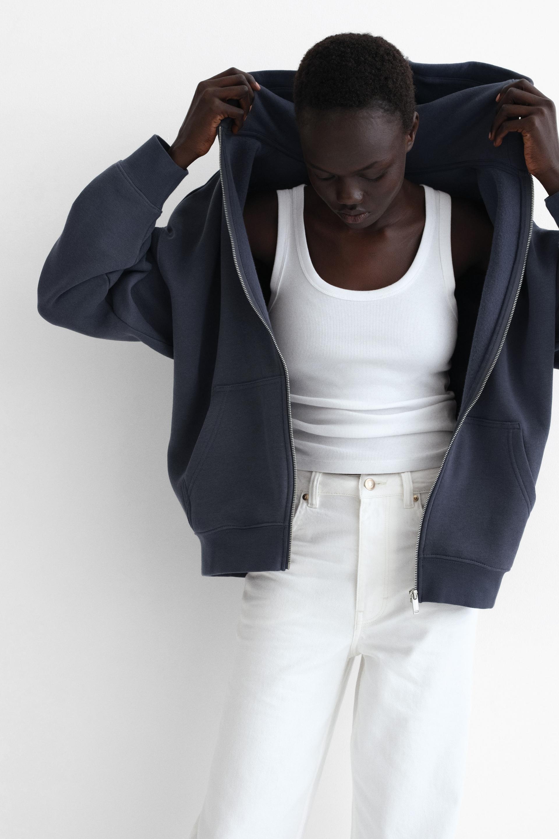 oversized hooded jacket