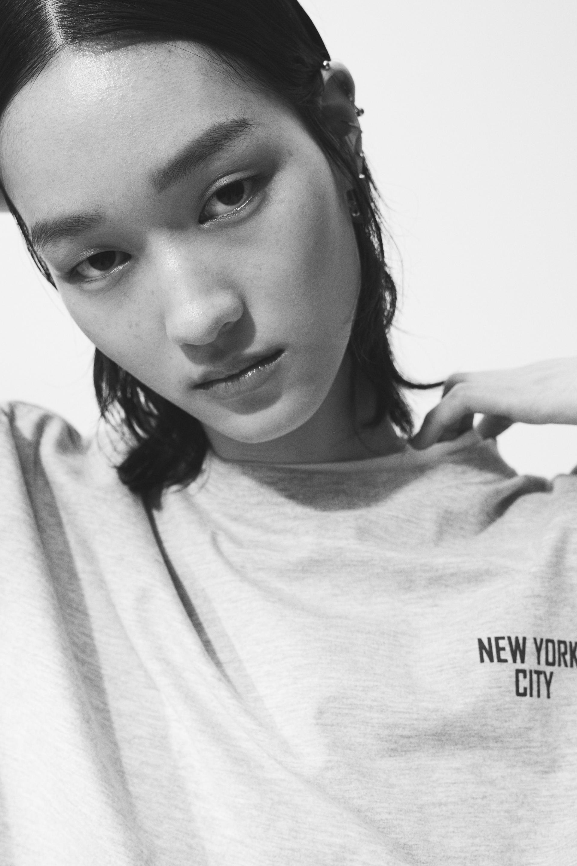 oversized jersey top