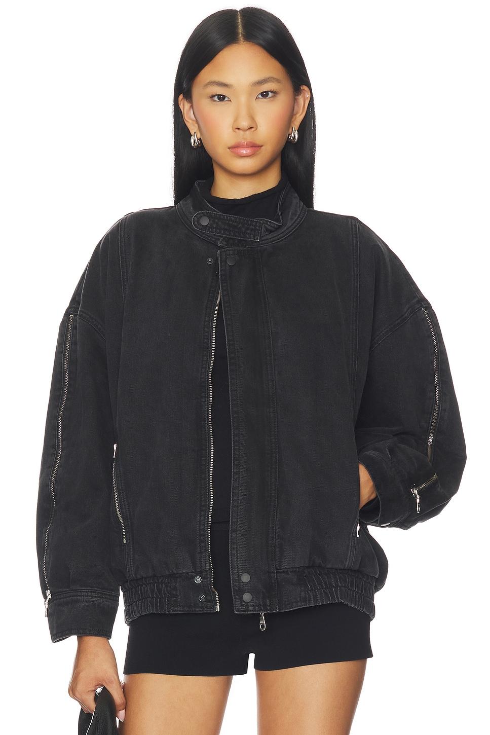 oversized juno zip jacket