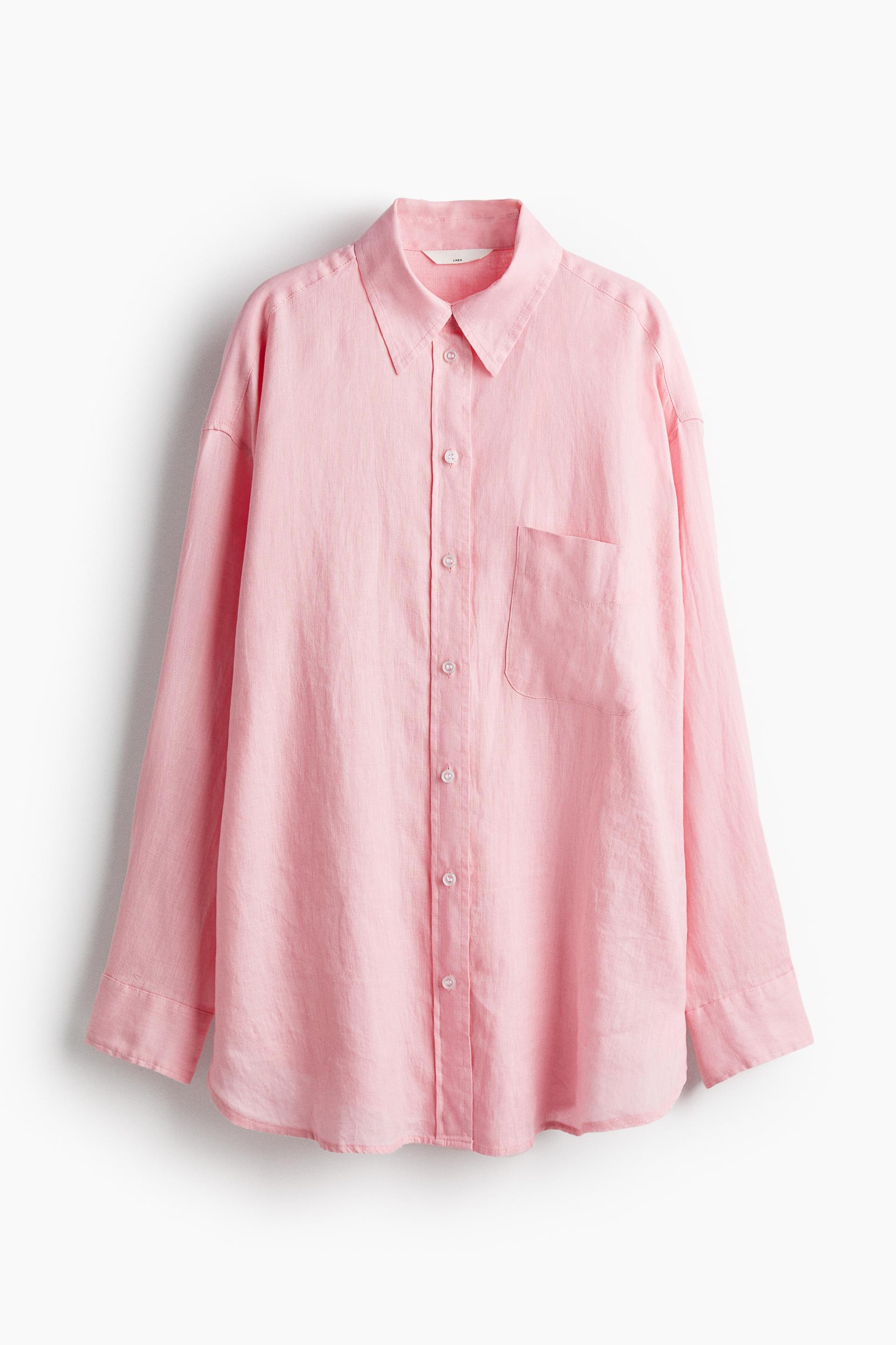 oversized linen shirt