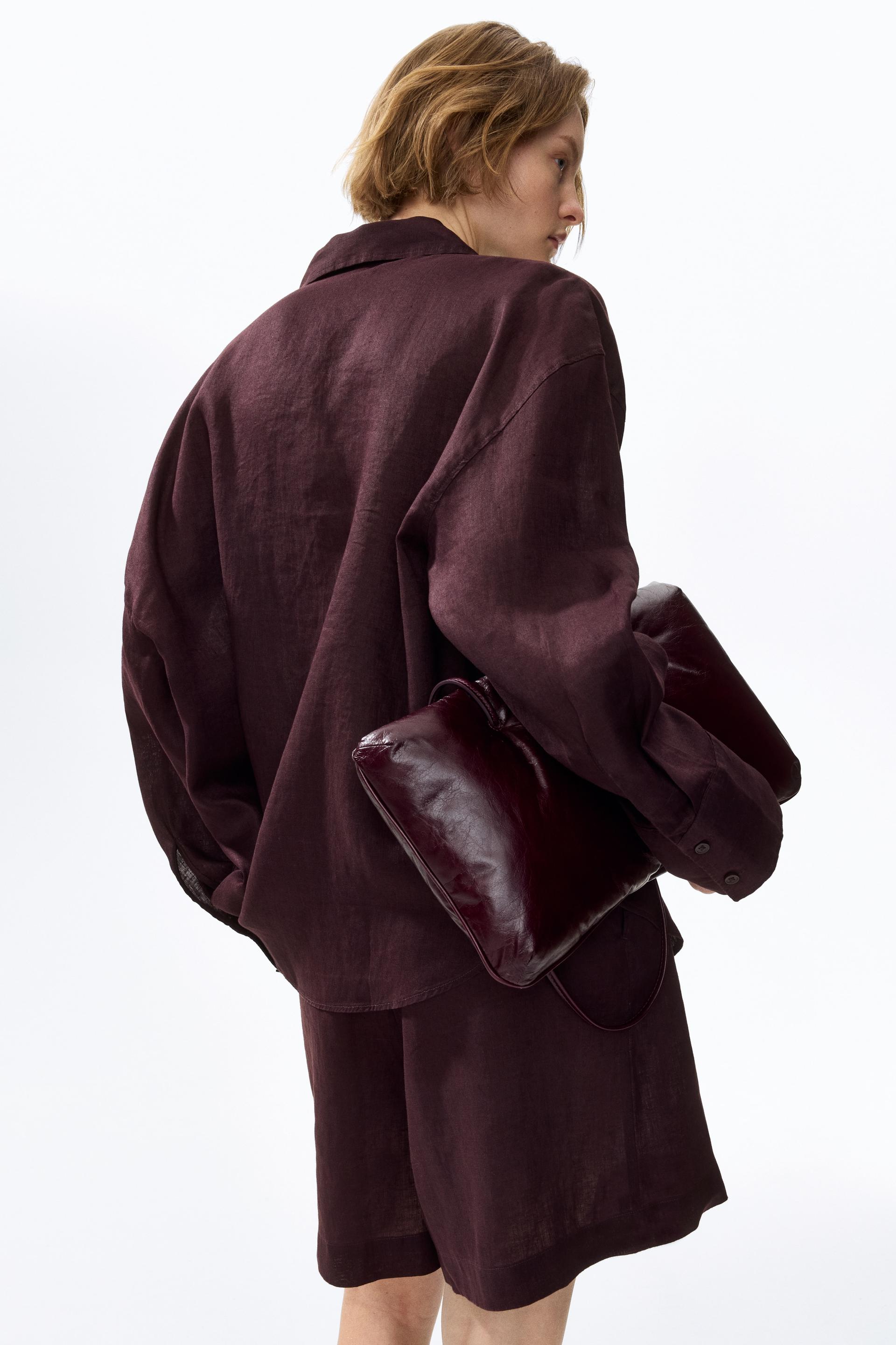 oversized linen shirt