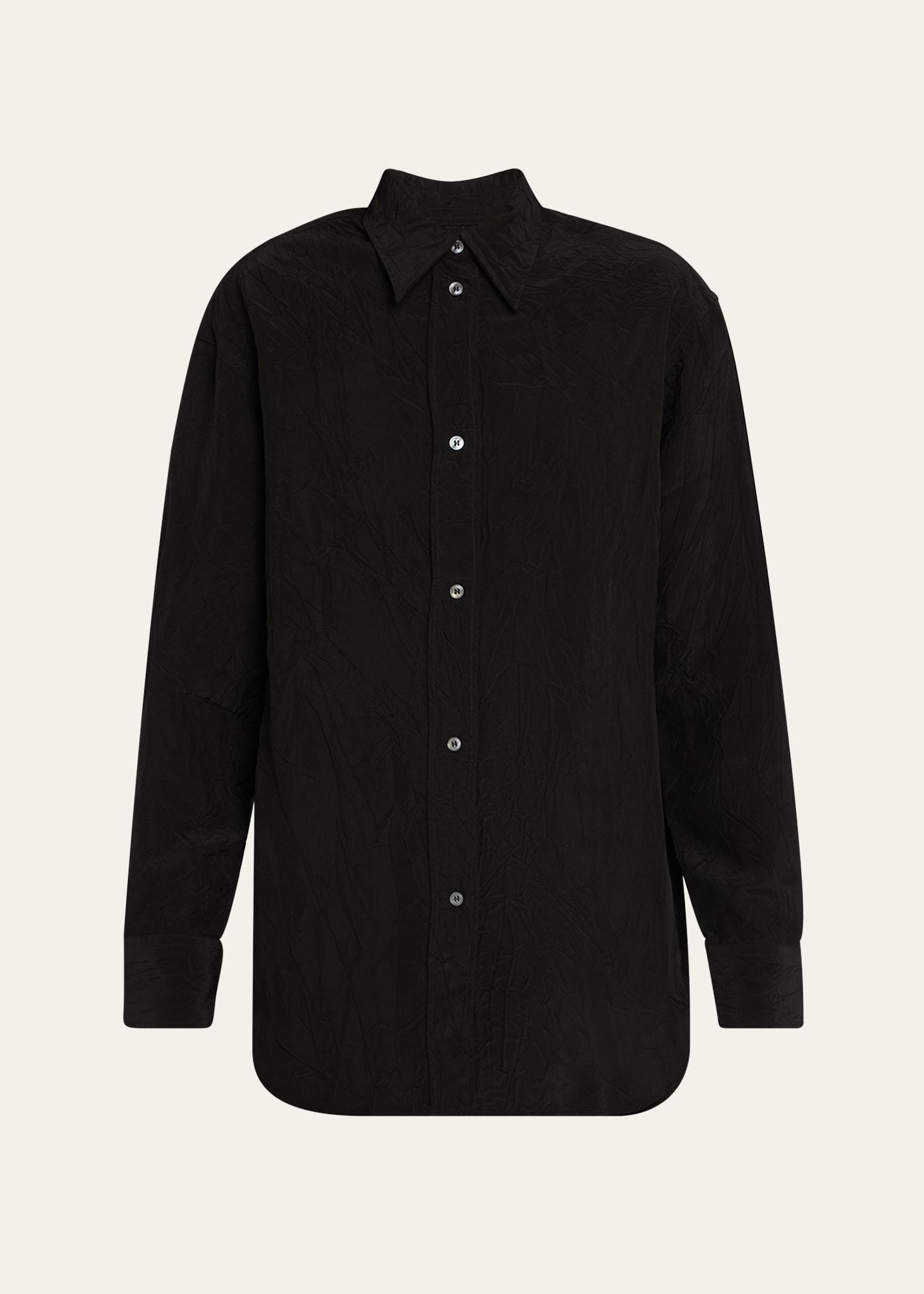 oversized long-sleeve shirt