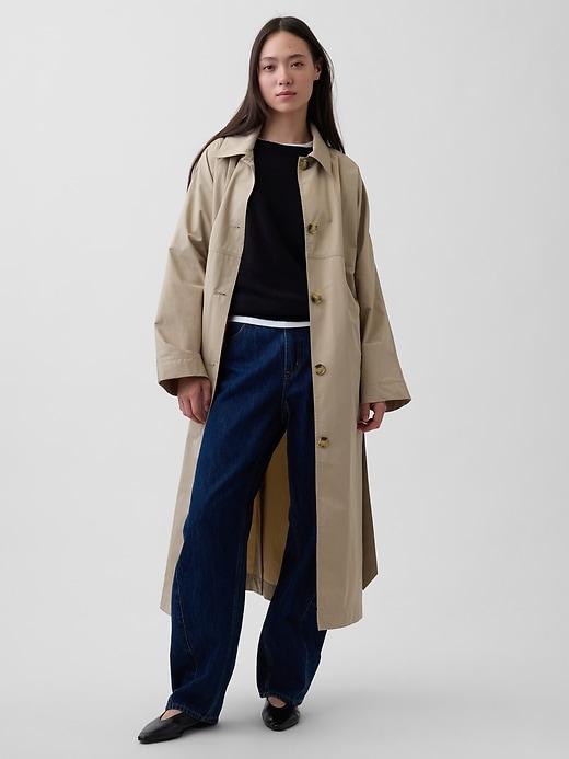 oversized mac trench coat