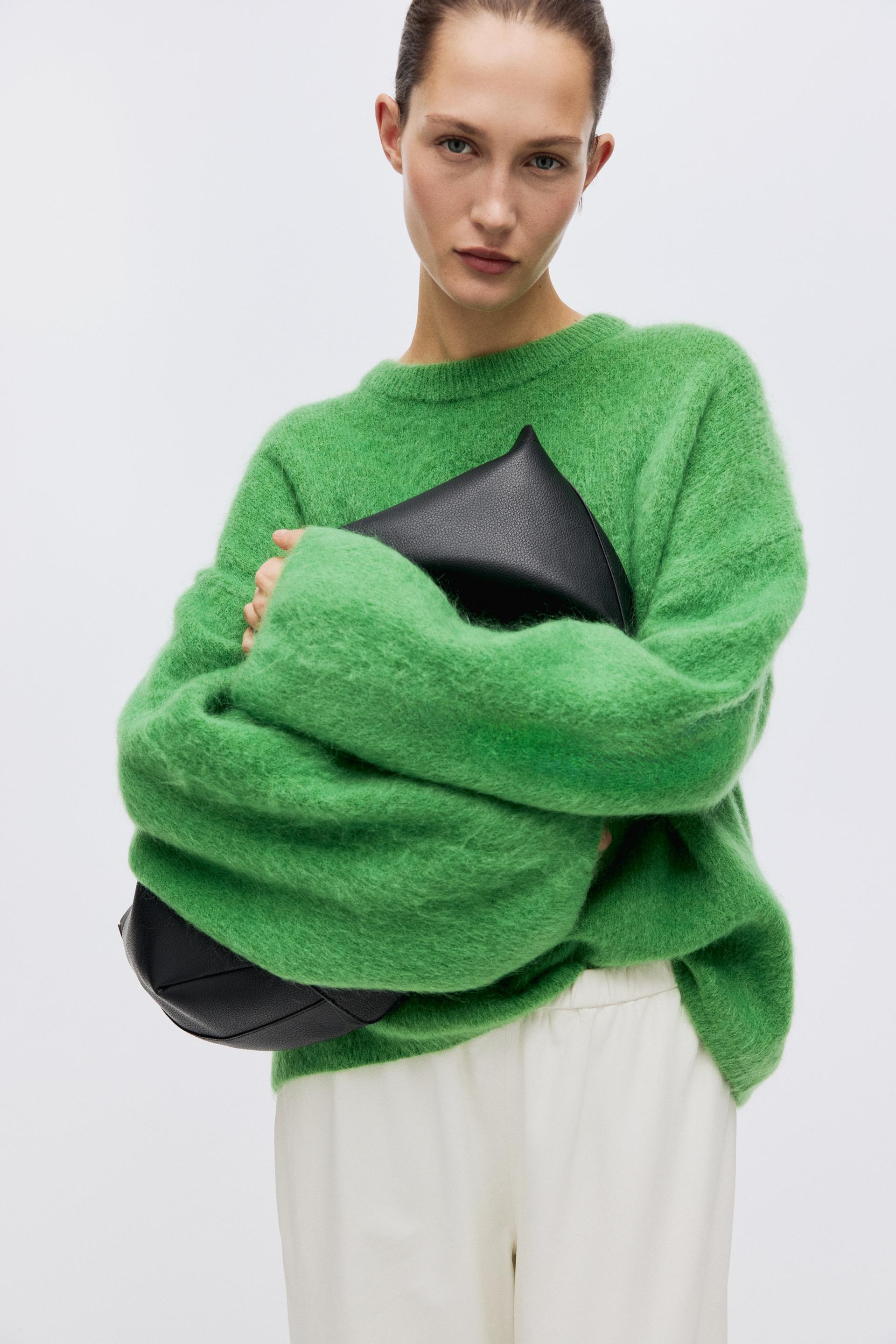 oversized mohair-blend sweater