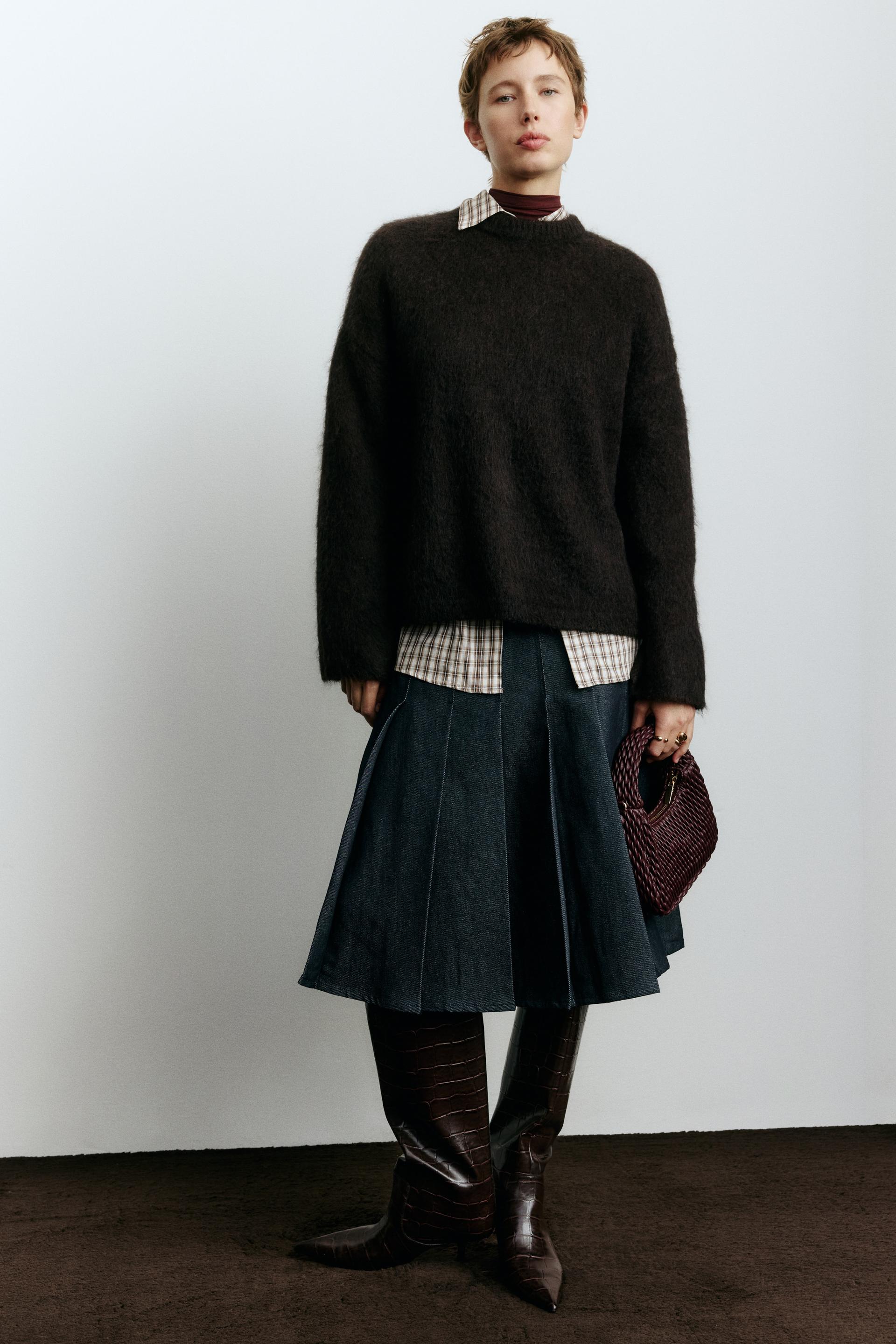 oversized mohair-blend sweater