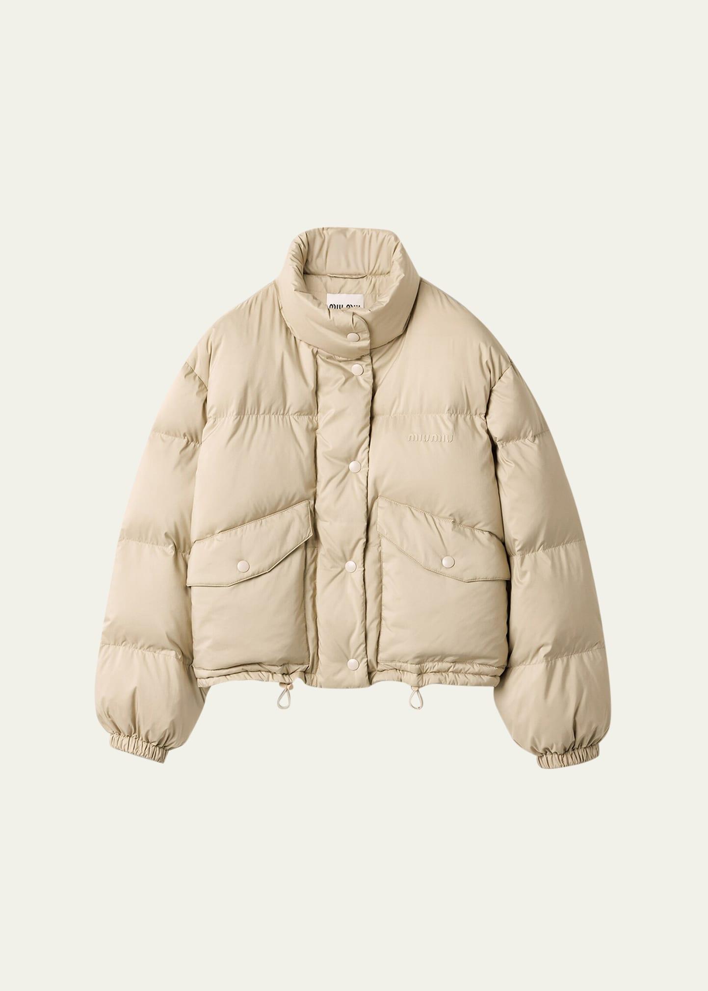oversized ponge puffer jacket