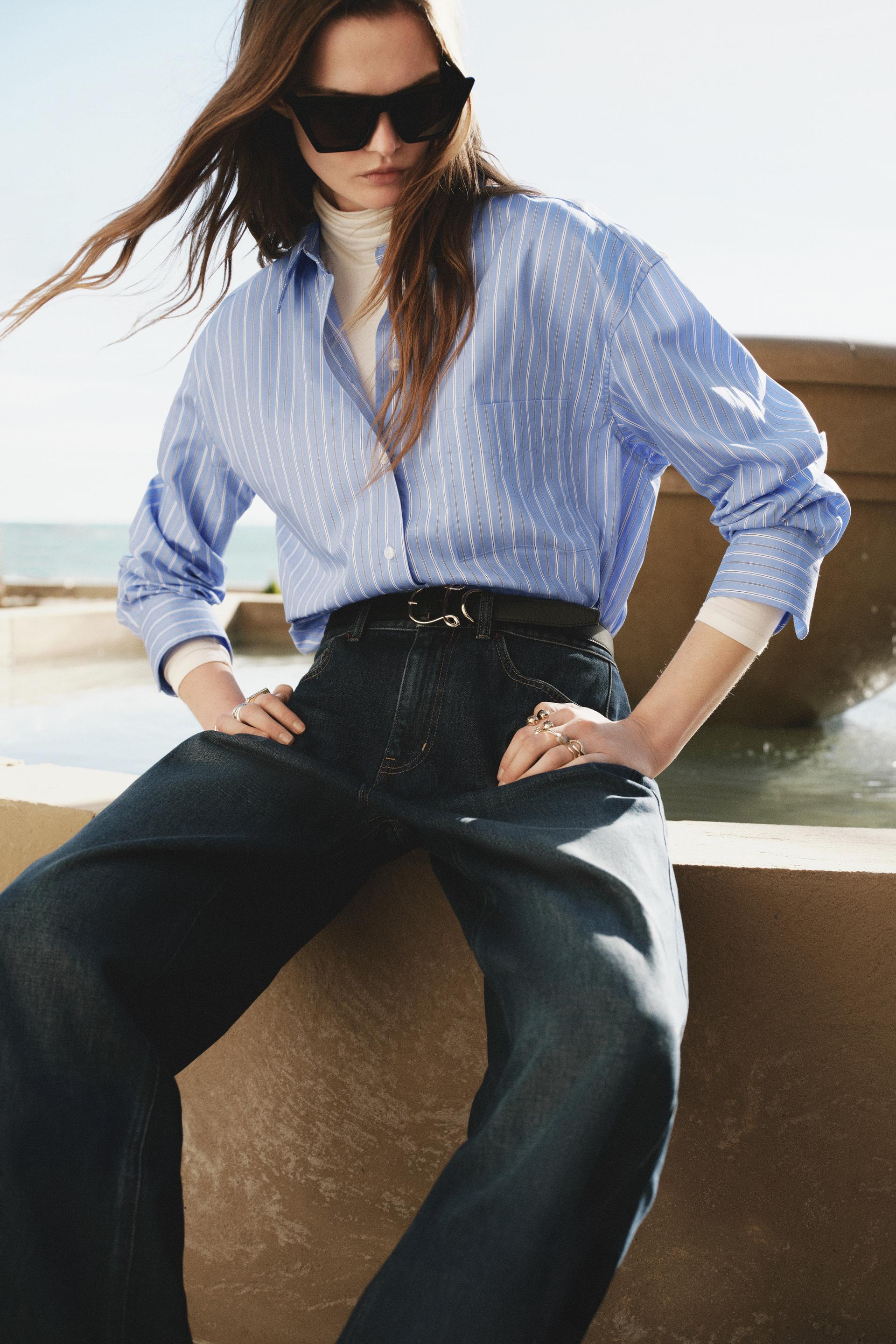 oversized poplin shirt