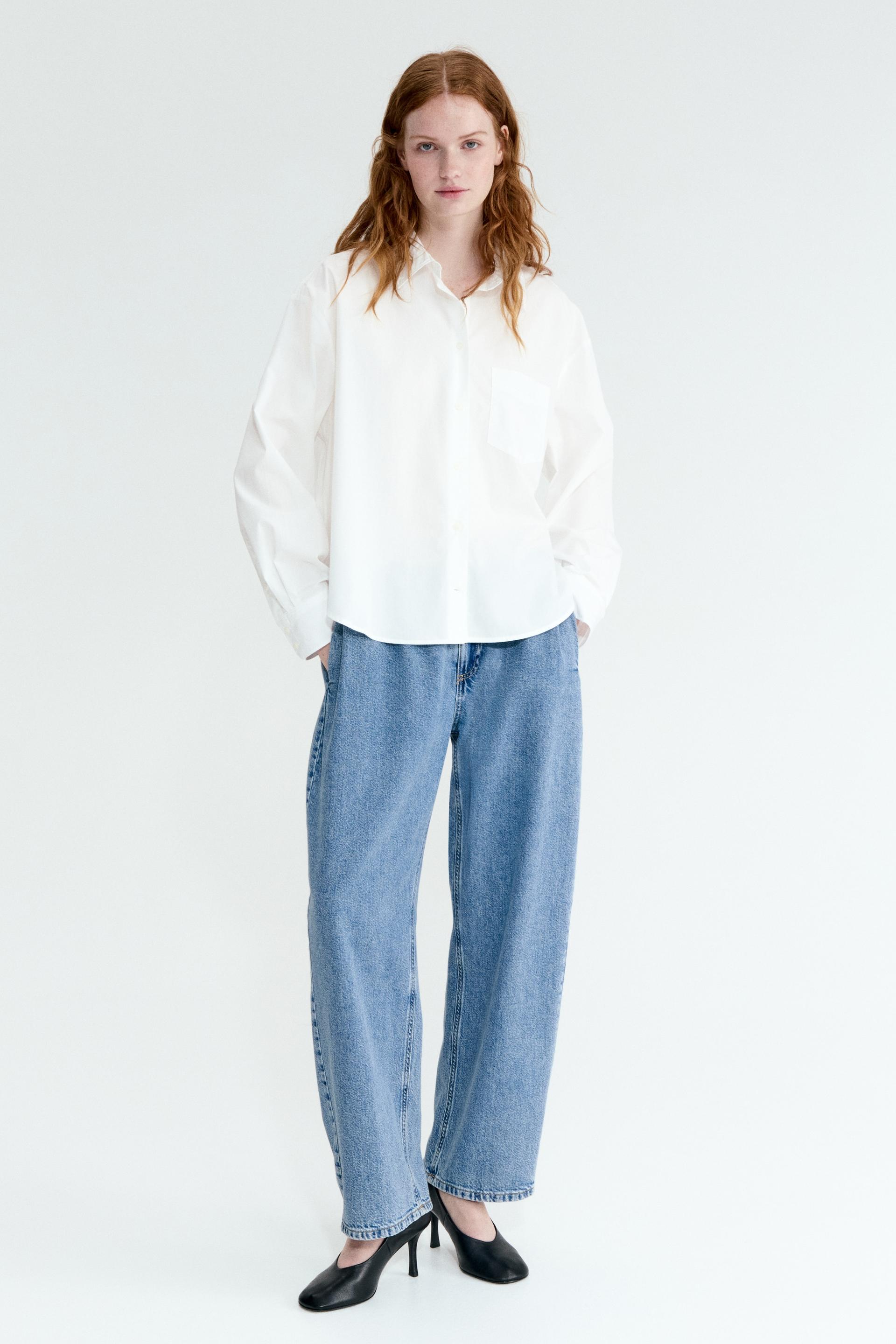 oversized poplin shirt