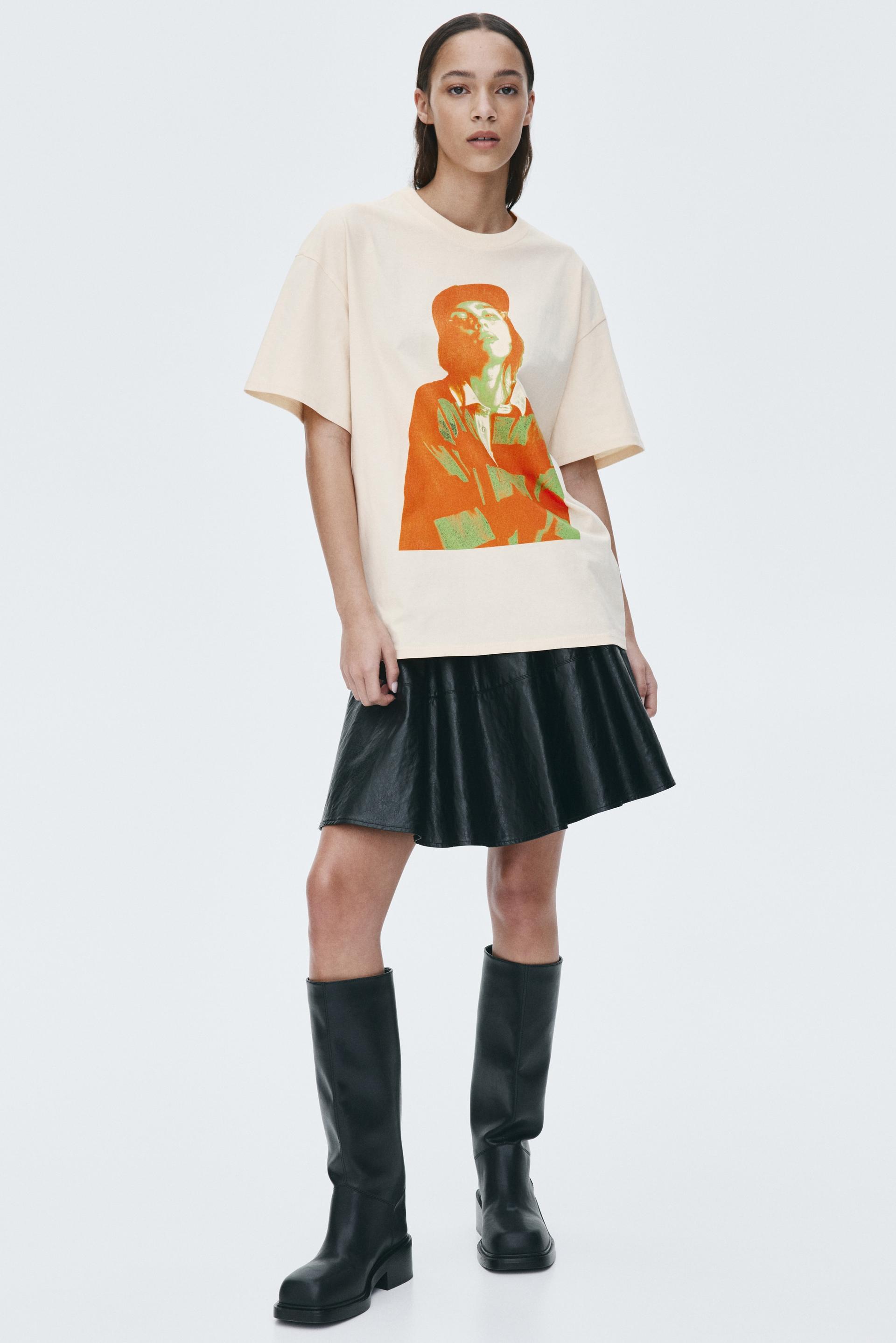 oversized printed t-shirt